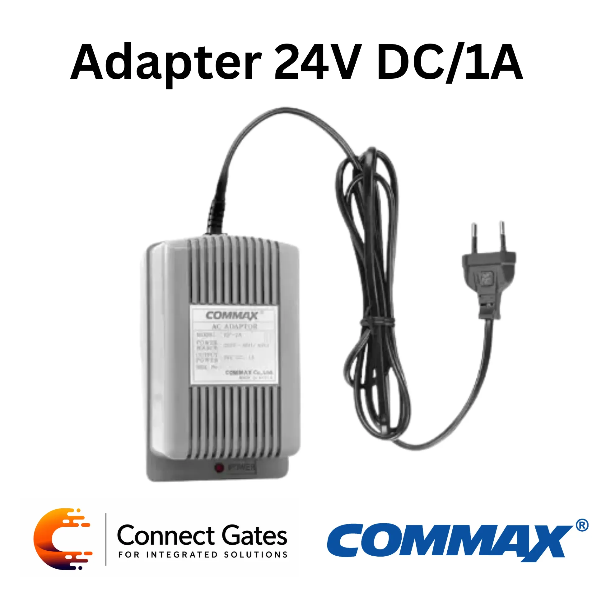 [RF-24] Commax 24V DC / 12V AC Power Adapter for Intercom & Electric Lock Systems