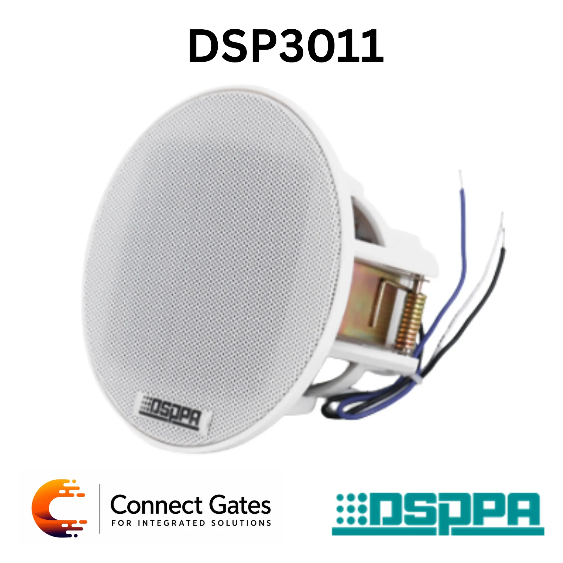 [DSP3011] DSPPA DSP3011 – 6W 3" Frameless Ceiling Speaker, Public Address & Background Music Speaker