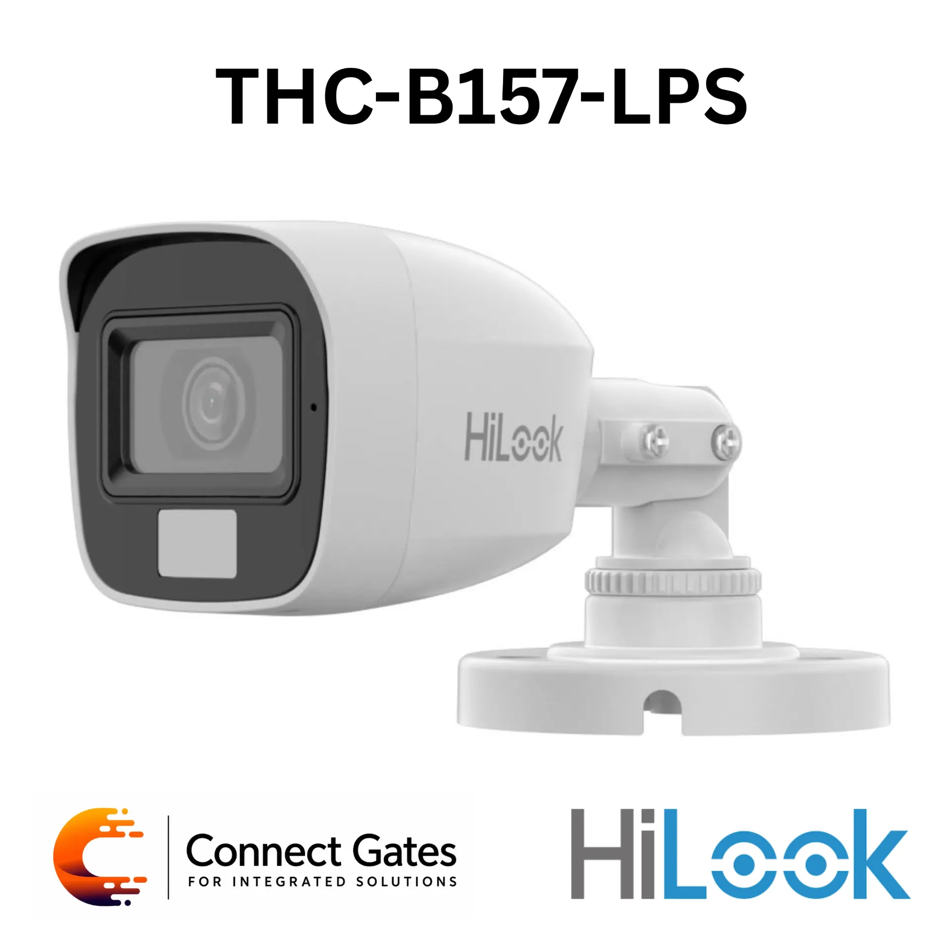 HiLook THC-B157-LPS – 3K Dual Light Audio Fixed Mini Bullet Turbo HD Camera with Built-in Microphone
