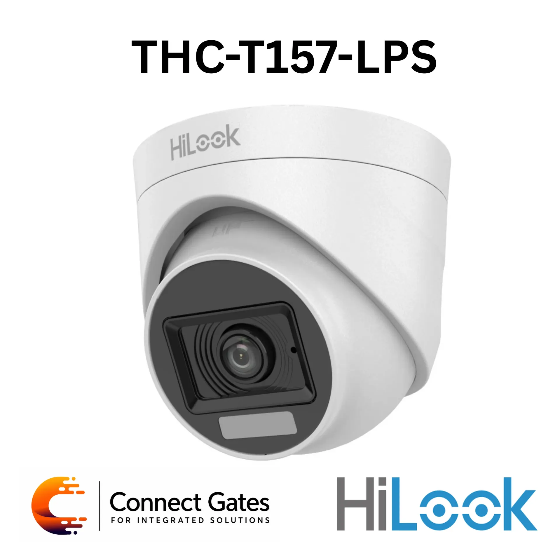 [THC-T157-LPS] HiLook THC-T157-LPS – 3K Dual Light Audio Fixed Turret Turbo HD Camera with Built-in Microphone