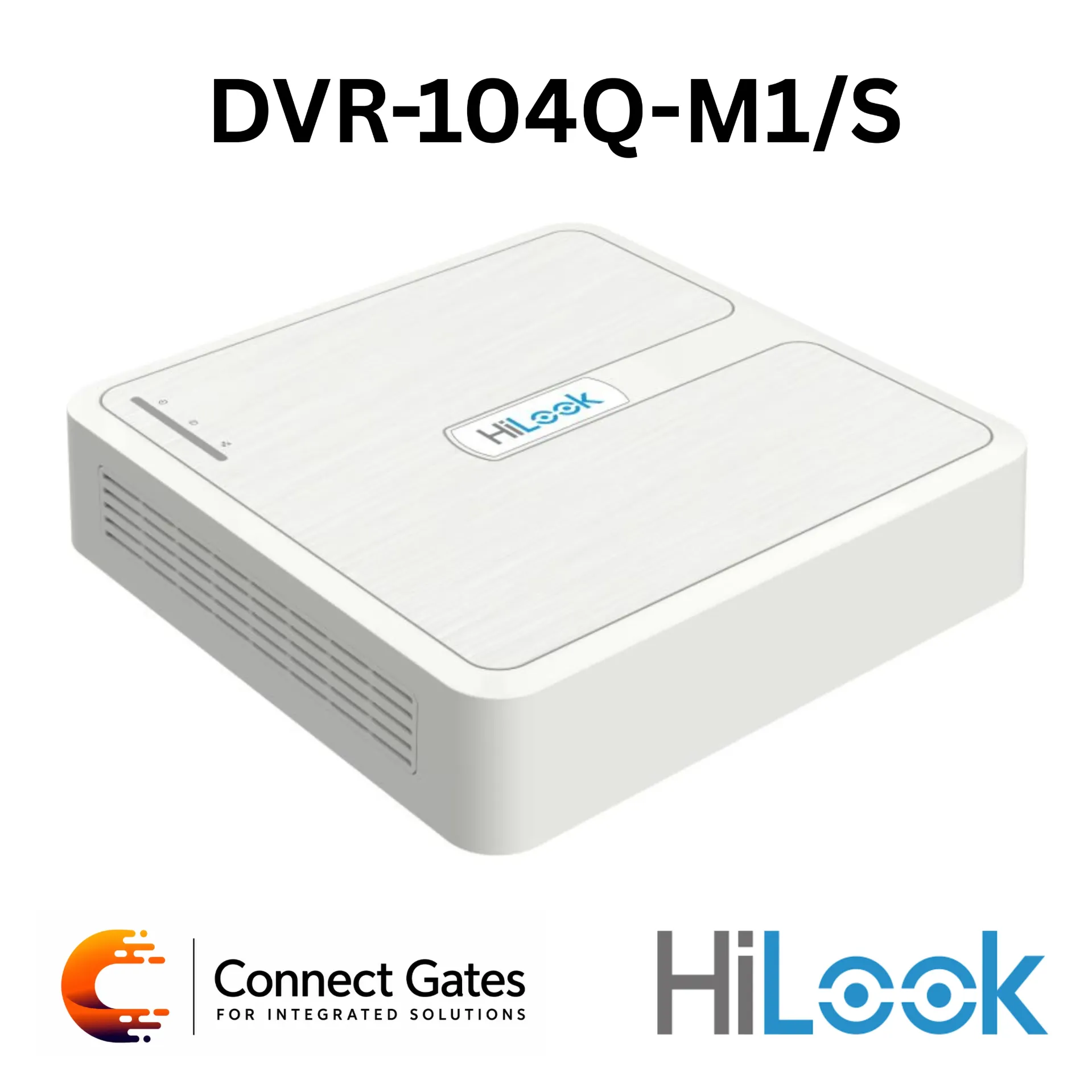 [DVR-104Q-M1/S] HiLook DVR-104Q-M1/S – 4-Channel 4MP Turbo HD DVR with H.265 Pro+ & Motion Detection 2.0