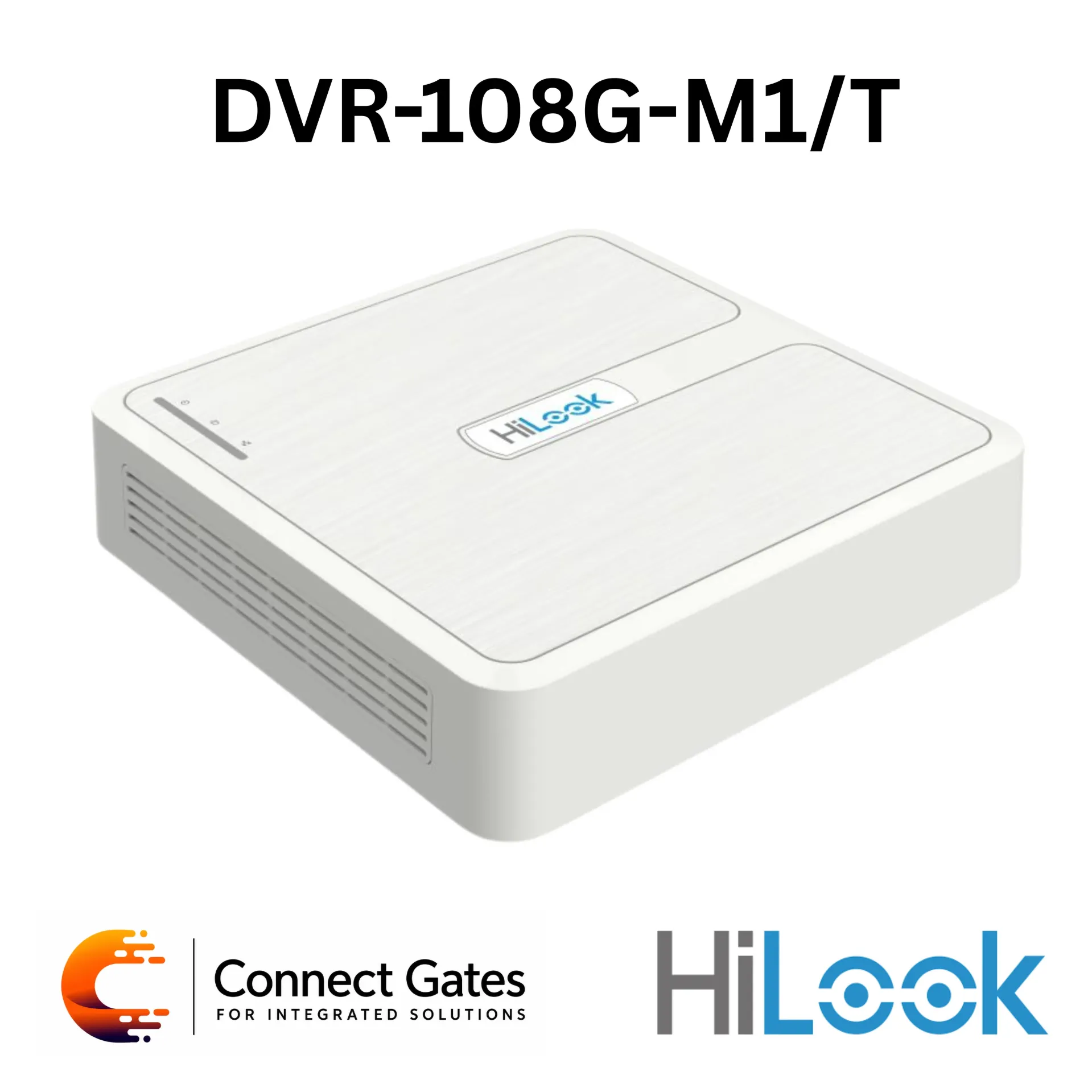 [DVR-108G-M1/T] HiLook DVR-108G-M1/T – 8-Channel 1080p Lite Turbo HD DVR with H.265+ & Motion Detection 2.0