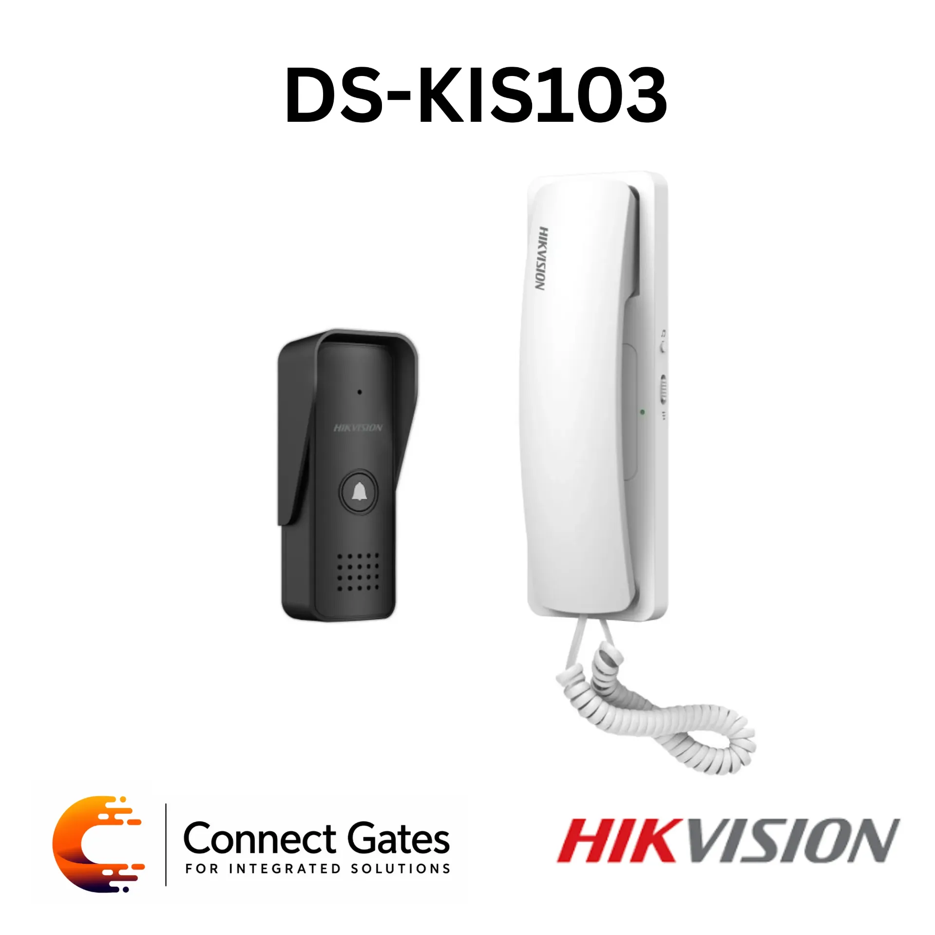 Hikvision DS-KIS103 – Audio Analog Intercom Kit