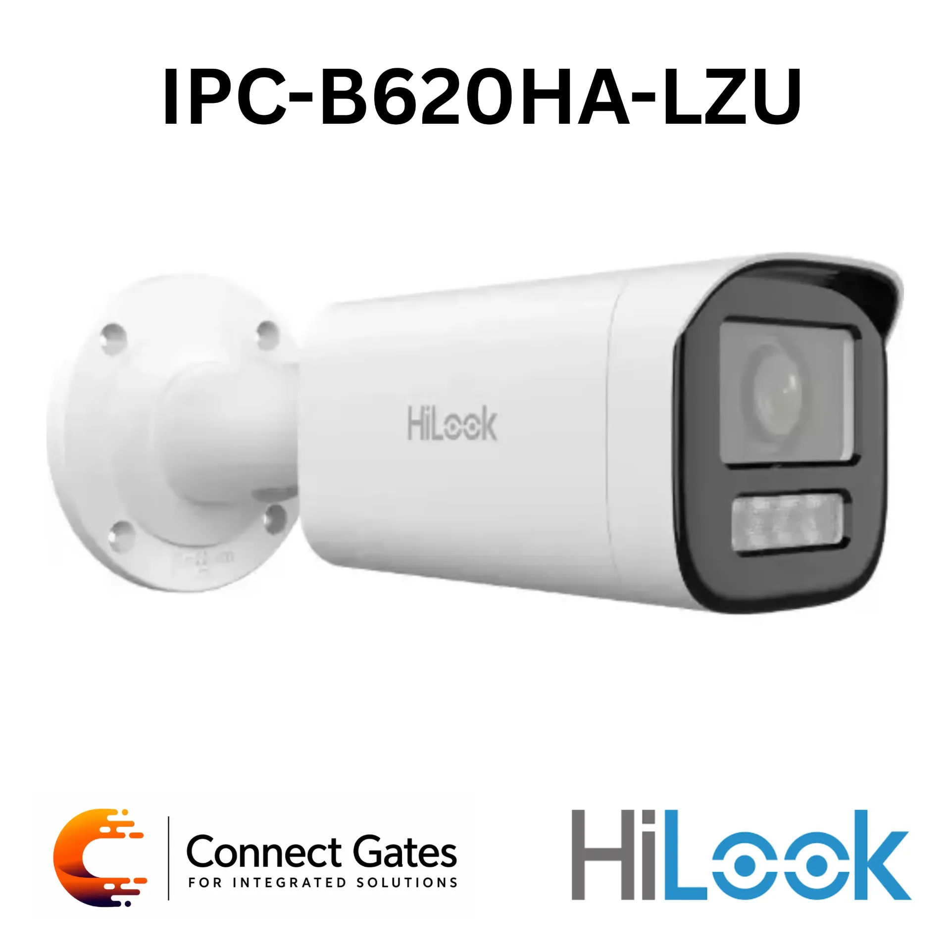 [IPC-B620HA-LZU] HiLook IPC-B620HA-LZU – 2MP Smart Hybrid Light Motorized Varifocal Bullet Network Camera with Human & Vehicle Detection