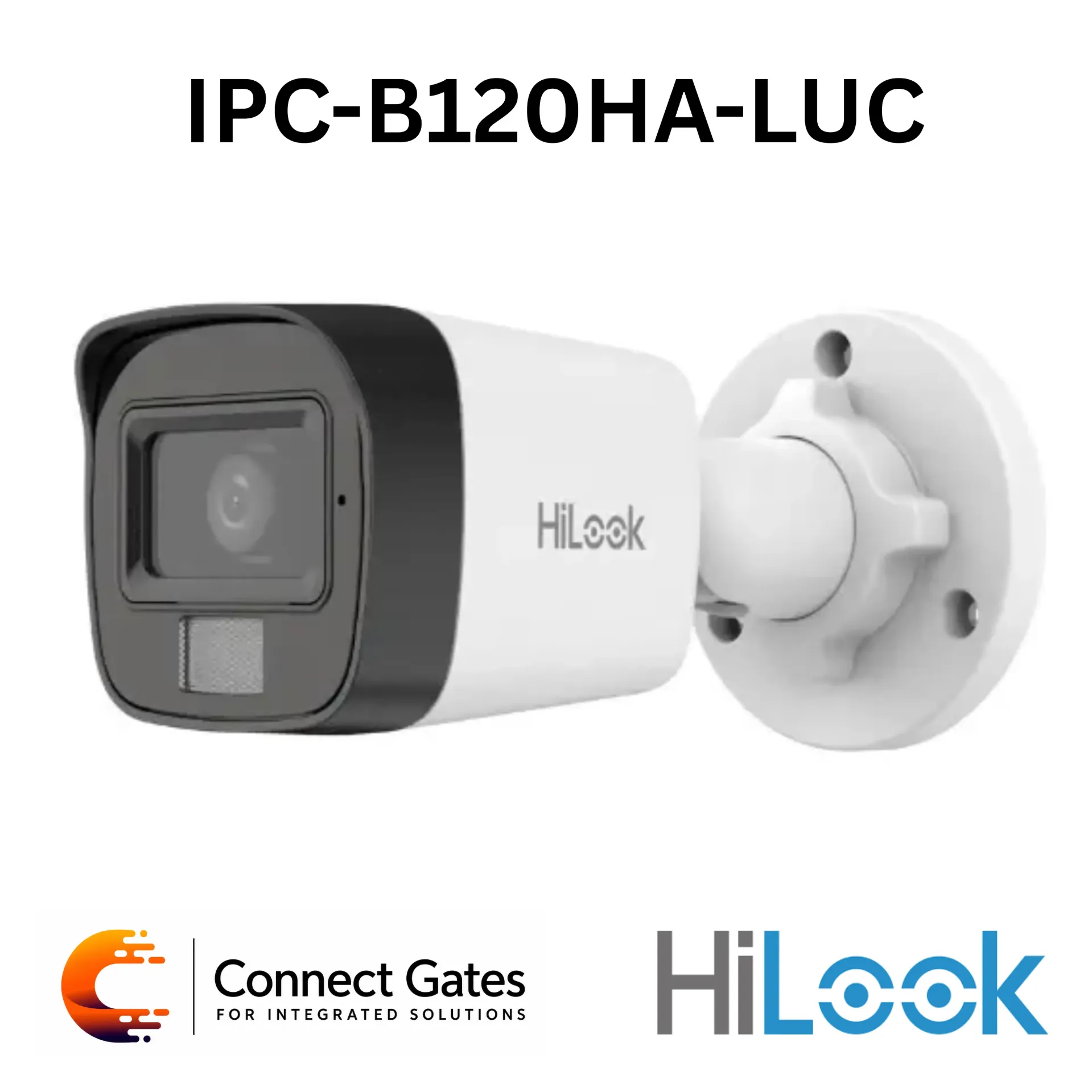 [IPC-B120HA-LUC] HiLook IPC-B120HA-LUC – 2MP Smart Hybrid Light Fixed Bullet Network Camera with Built-in Microphone