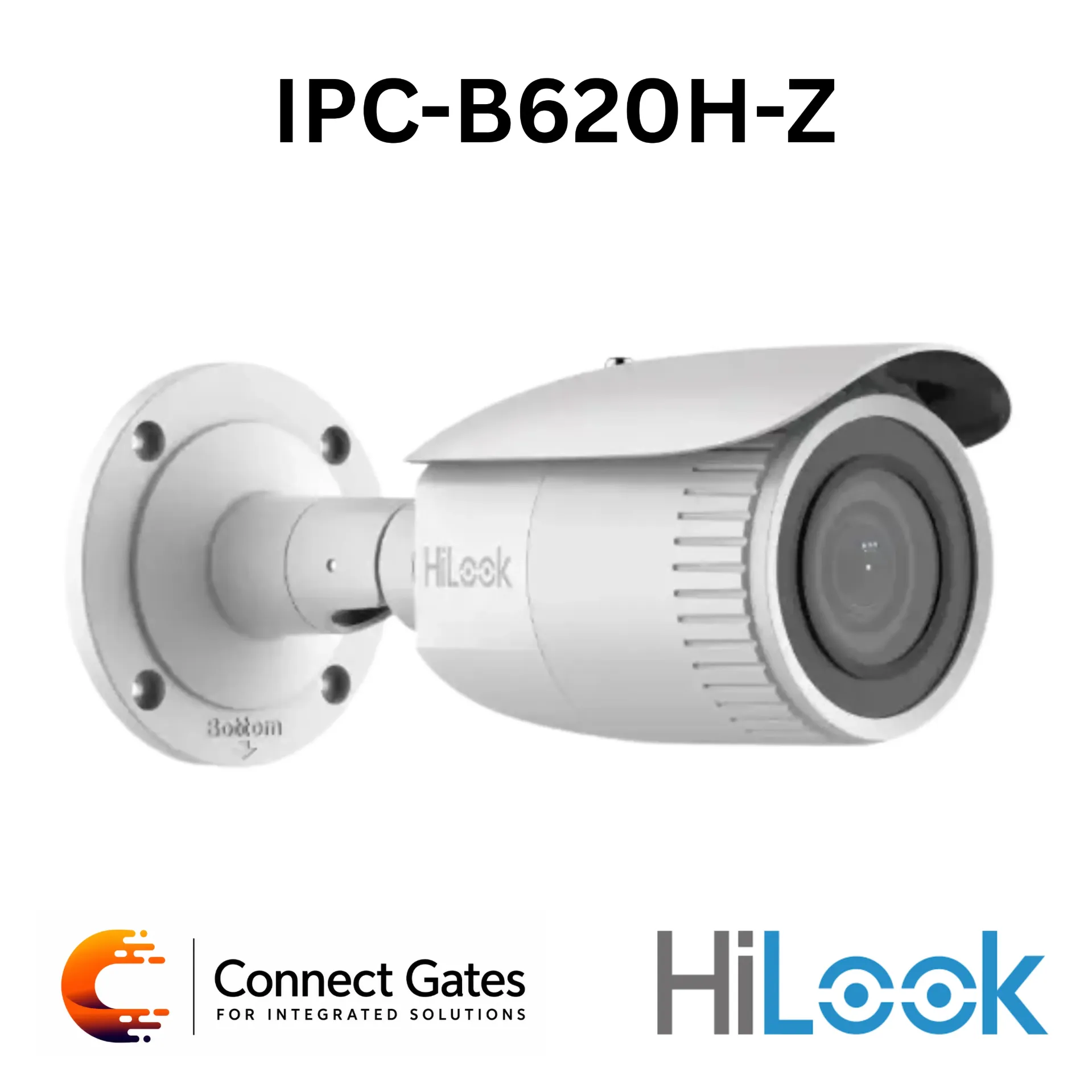 [IPC-B620H-Z] HiLook IPC-B620H-Z – 2MP IR Motorized Varifocal Bullet Network Camera with PoE & IP67 Protection