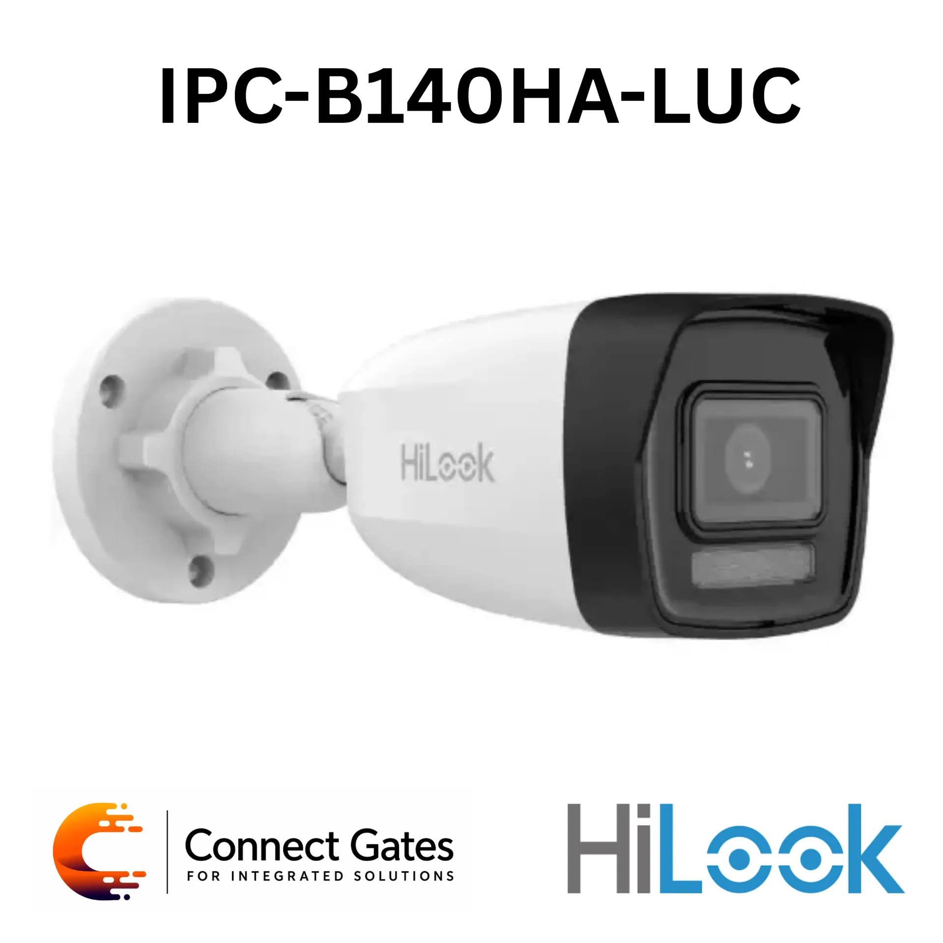 [IPC-B140HA-LUC] HiLook IPC-B140HA-LUC – 4MP Smart Hybrid Light Fixed Bullet Network Camera with Built-in Microphone