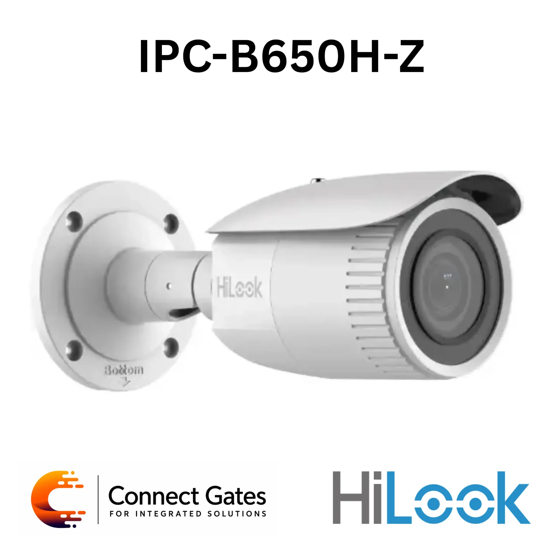 [IPC-B650H-Z] HiLook IPC-B650H-Z – 5MP IR Motorized Varifocal Bullet Network Camera with 120dB WDR