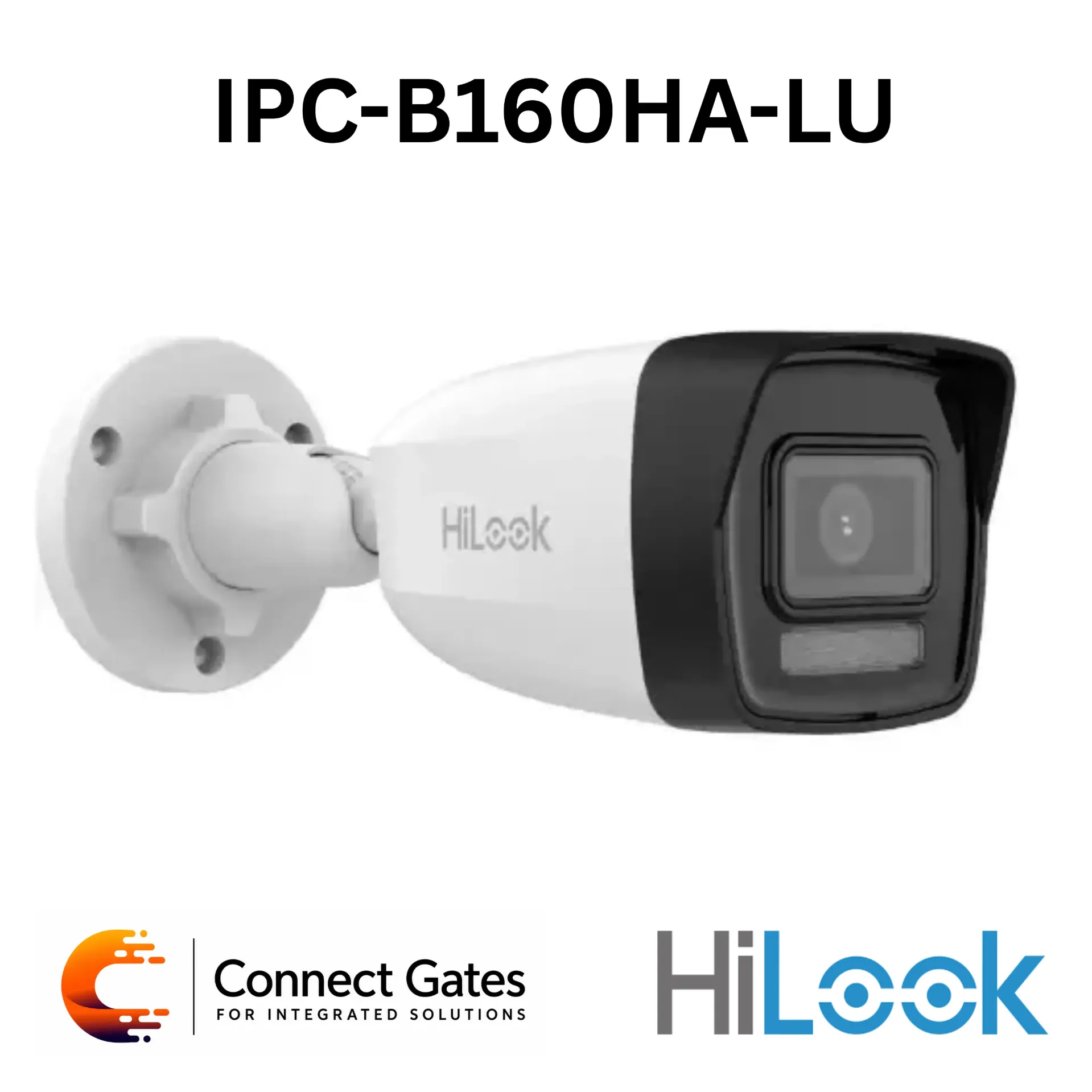 [IPC-B160HA-LU] HiLook IPC-B160HA-LU – 6MP Smart Hybrid Light Fixed Bullet Network Camera with Human & Vehicle Detection