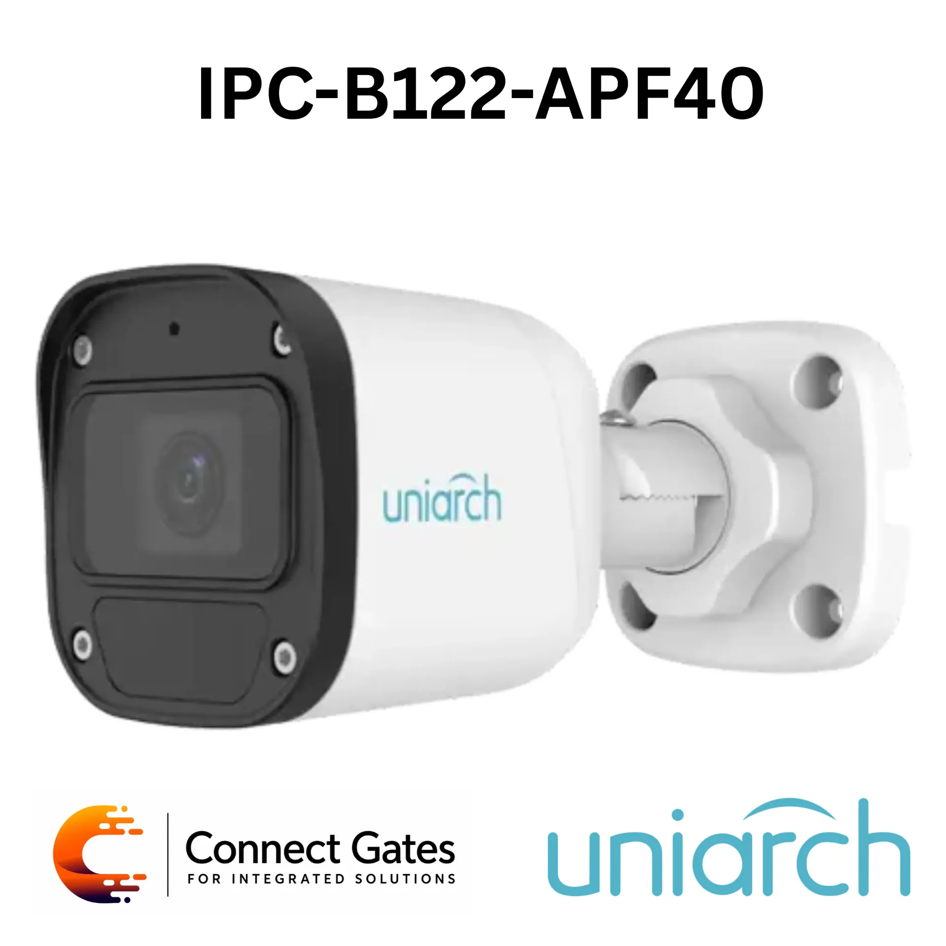 [IPC-B122-APF40] Uniarch IPC-B122-APF40 – 2MP Mini Fixed Bullet Network Camera