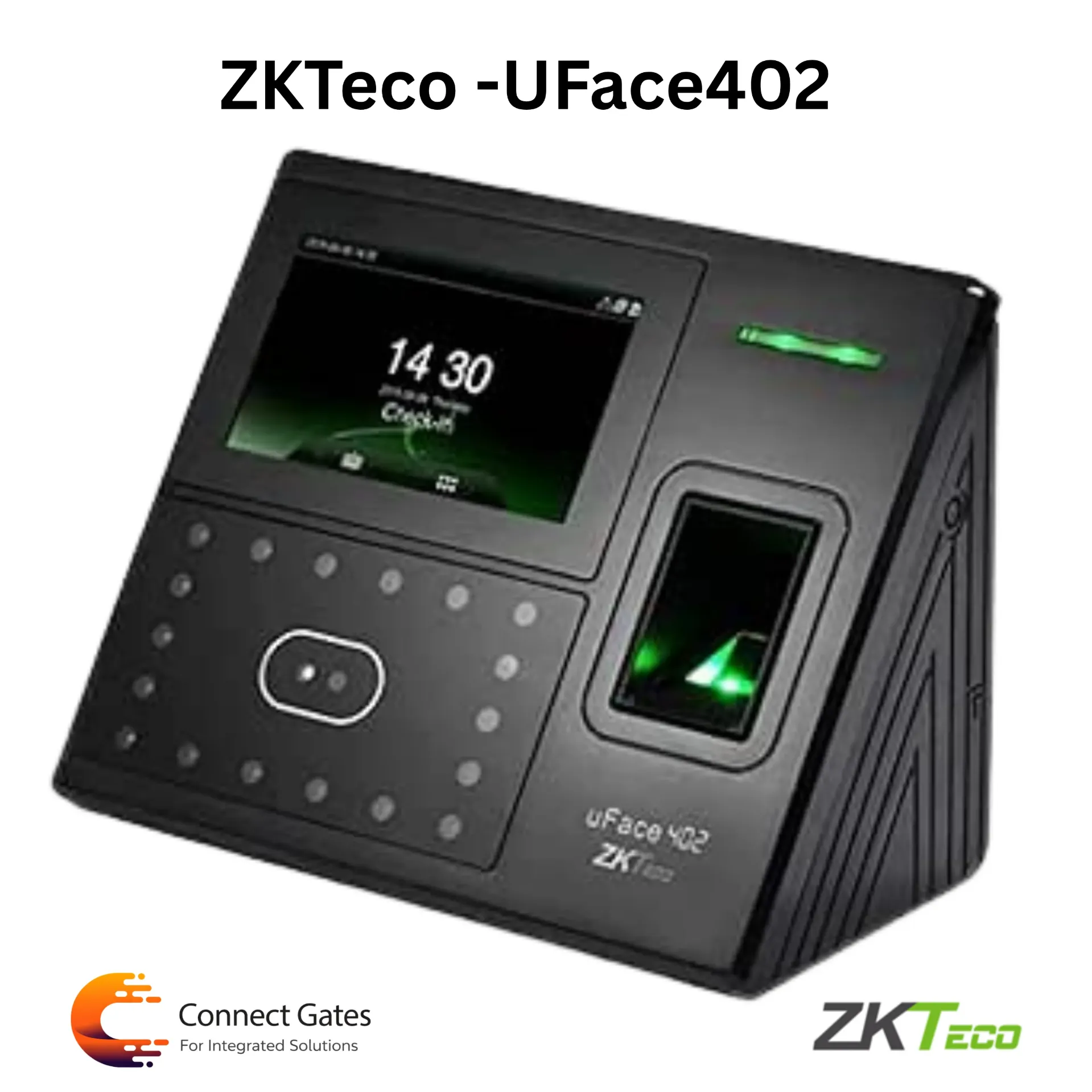ZKTeco UFace402 – Multi-Biometric Face & Fingerprint Time Attendance & Access Control Device