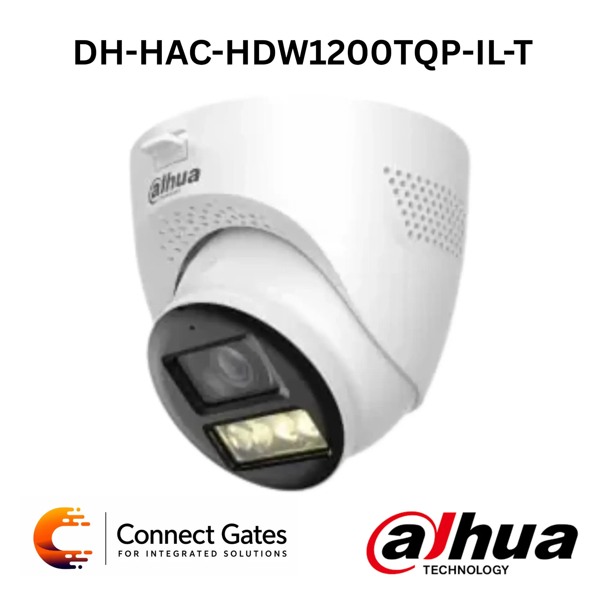 [DH-HAC-HDW1200TQP-IL-T] Dahua DH-HAC-HDW1200TQP-IL-T – 2MP Smart Dual Light HDCVI Two-way Talk Fixed-focal Eyeball Camera