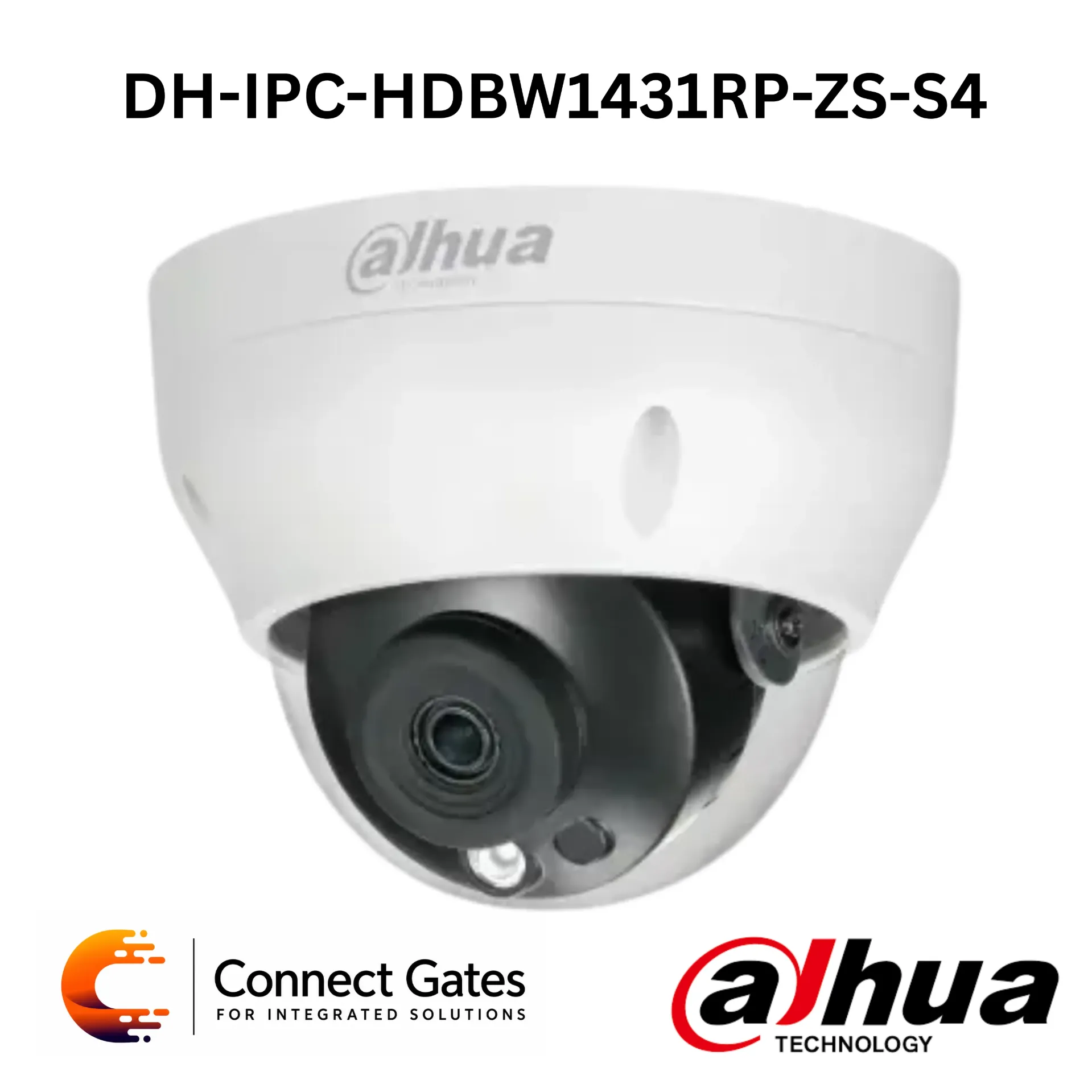 [DH-IPC-HDBW1431RP-ZS-S4] Dahua DH-IPC-HDBW1431RP-ZS-S4 – 4MP IR Vari-focal Dome IP Camera with Motorized Lens, 40m IR, WDR, SD Card, IP67 & IK10