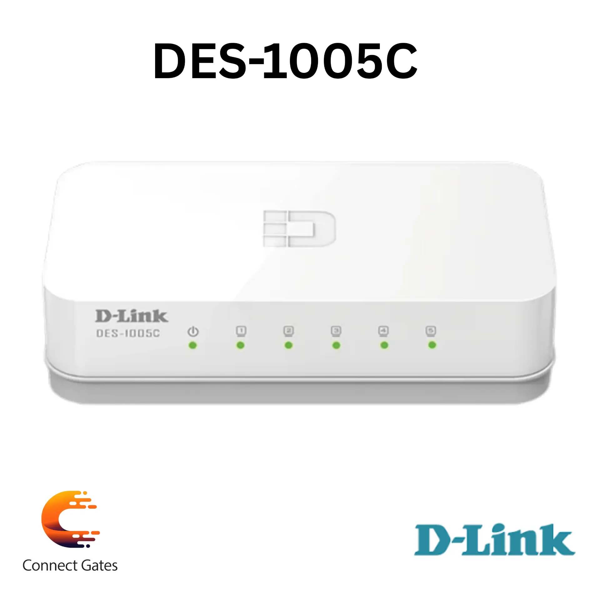 D-Link DES-1005C – 5-Port 10/100 Mbps Unmanaged Fast Ethernet Switch