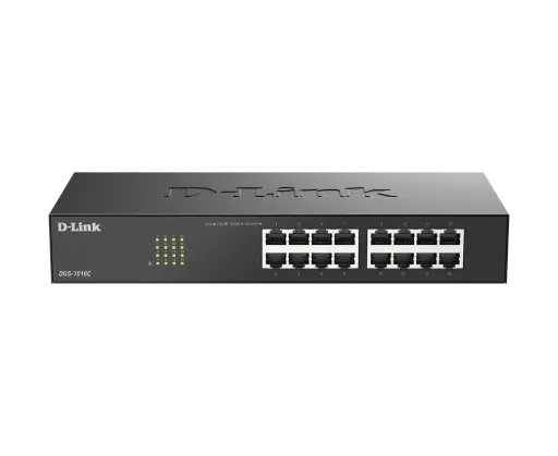 D-Link DGS-1016C D-Link 16/24-Port 10/100/1000 Mbps Unmanaged Switch