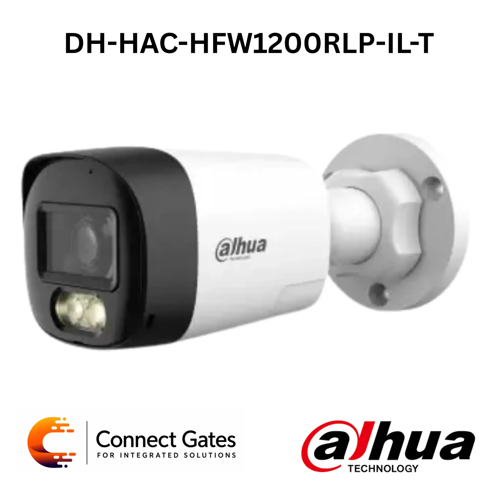 [DH-HAC-HFW1200RLP-IL-T] Dahua DH-HAC-HFW1200RLP-IL-T – 2MP Smart Dual Light HDCVI Two-way Talk Fixed-focal Bullet Camera