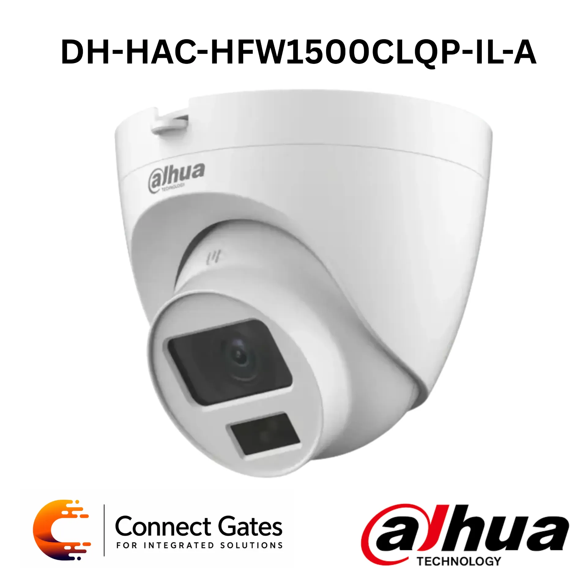 [DH-HAC-HDW1500CLQP-IL-A] Dahua DH-HAC-HDW1500CLQP-IL-A – 5MP Smart Dual Light HDCVI Fixed-focal Bullet Camera with Built-in Mic