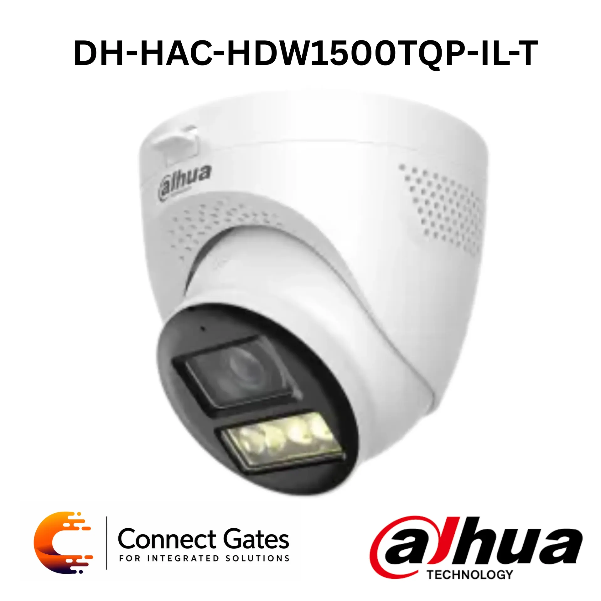[DH-HAC-HDW1500TQP-IL-T] Dahua DH-HAC-HDW1500TQP-IL-T – 5MP Smart Dual Light HDCVI Two-way Talk Fixed-focal Eyeball Camera