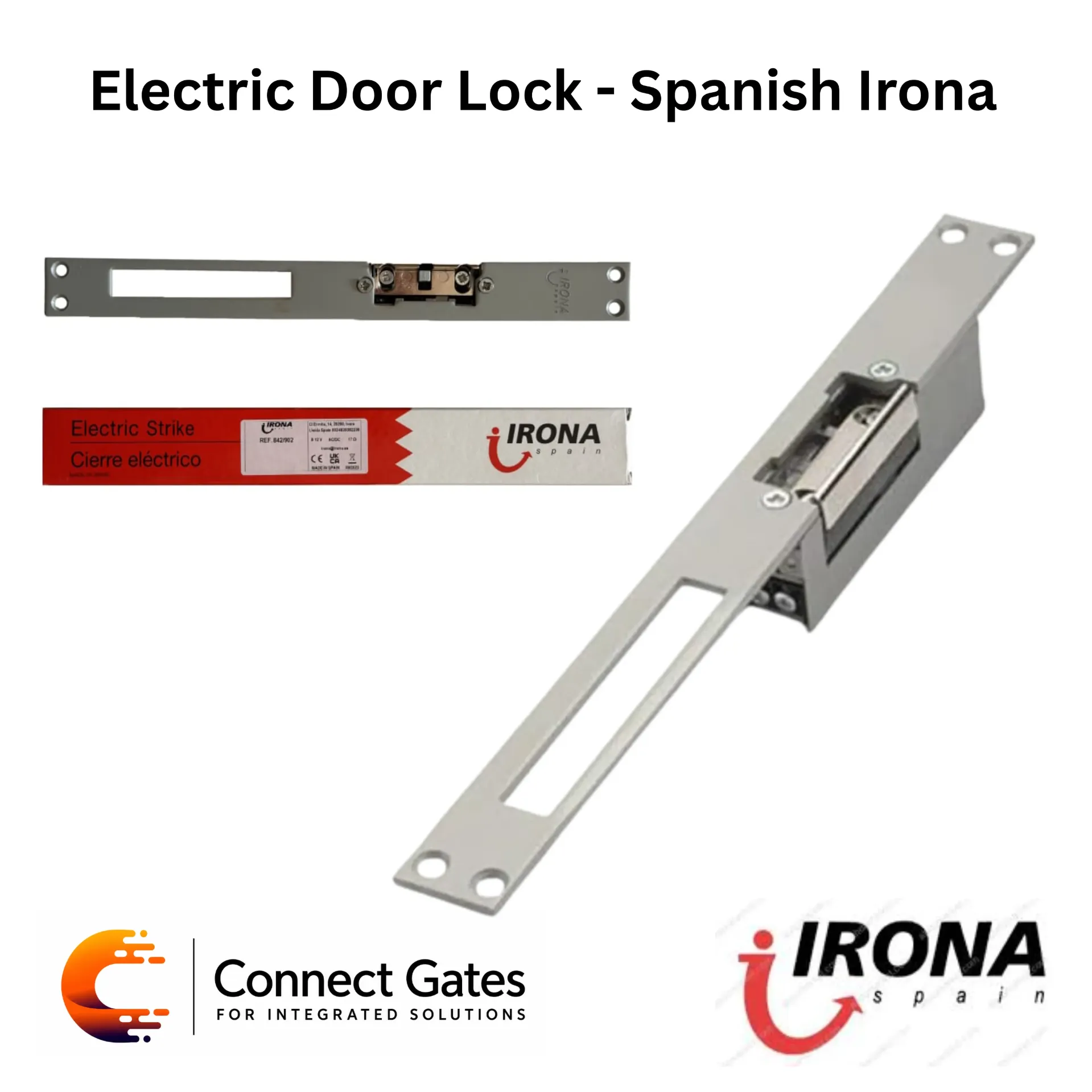 Irona Electric Lock Release for Access Control & Intercom Door Entry Systems