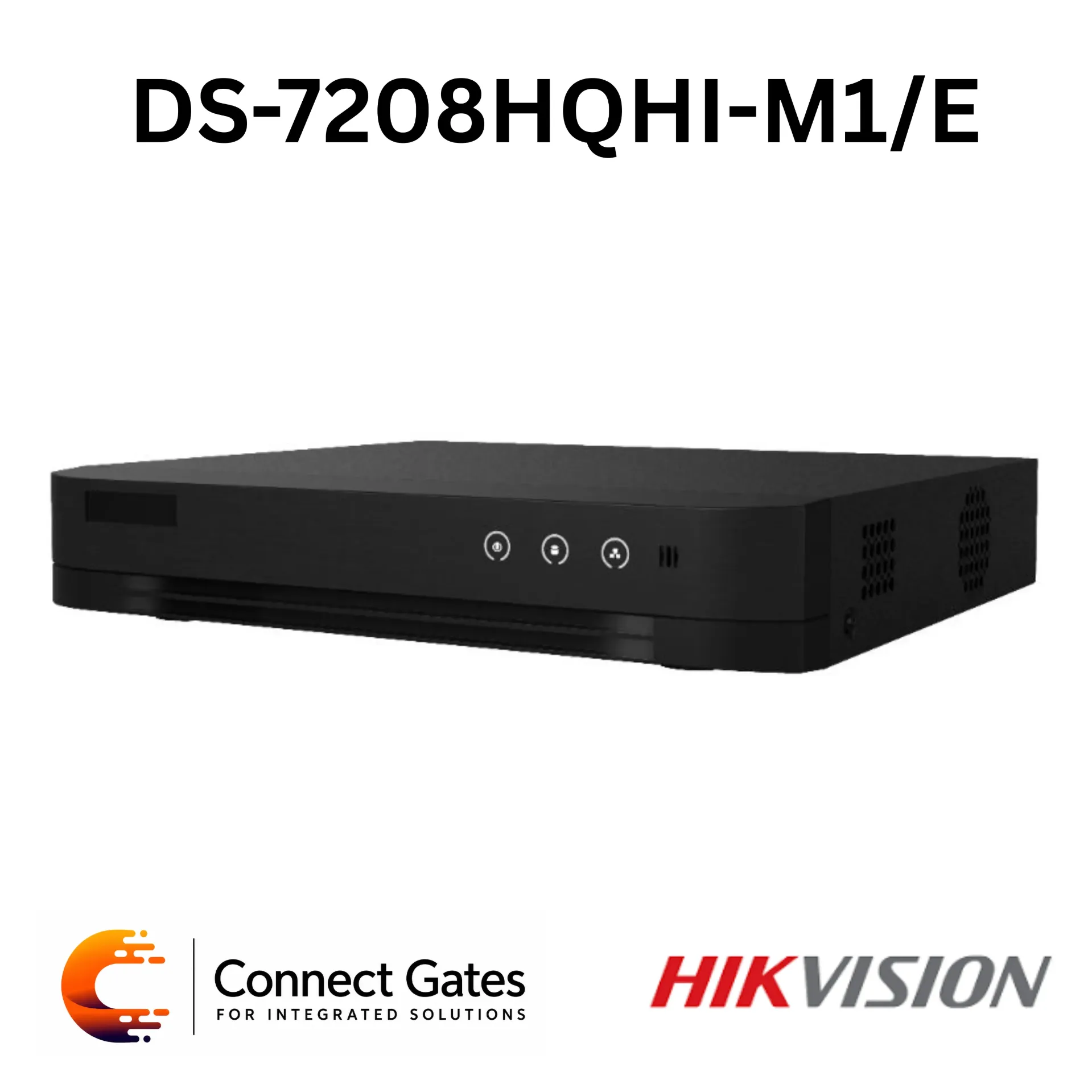 Hikvision iDS-7208HQHI-M1/E – 8-Channel Turbo AcuSense DVR with 3K/5MP Lite Recording, Face Detection & 1 SATA HDD Bay