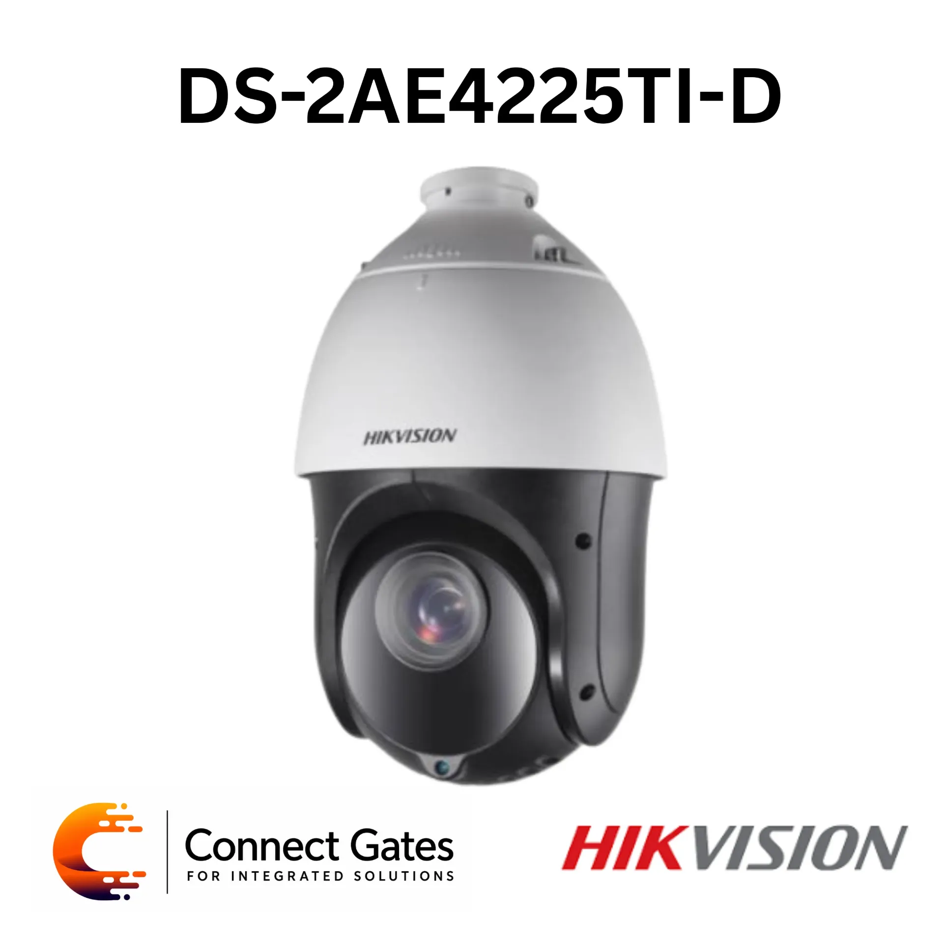 [DS-2AE4225TI-D(E)] Hikvision DS-2AE4225TI-D(E) – 2MP IR Turbo 4-Inch Speed Dome Camera with 25× Optical Zoom, 100m IR, 120dB True WDR & IP66 Protection