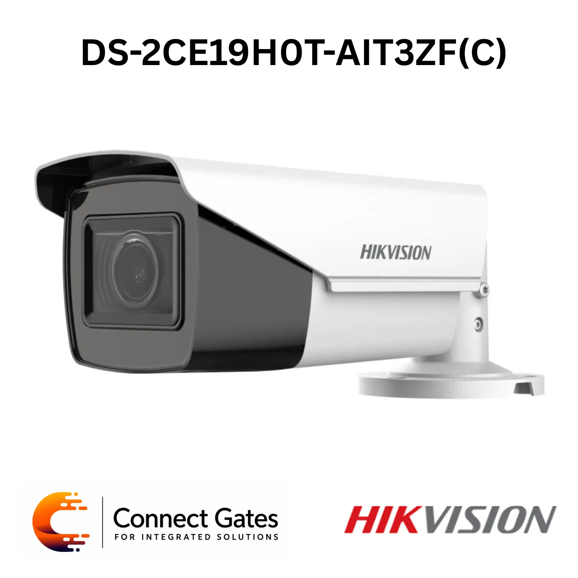 [DS-2CE19H0T-AIT3ZF] Hikvision DS-2CE19H0T-AIT3ZF(C) – 5MP Motorized Varifocal Bullet Camera with 2.7–13.5mm Lens, 40m IR, IP67 & 4-in-1 Video Output