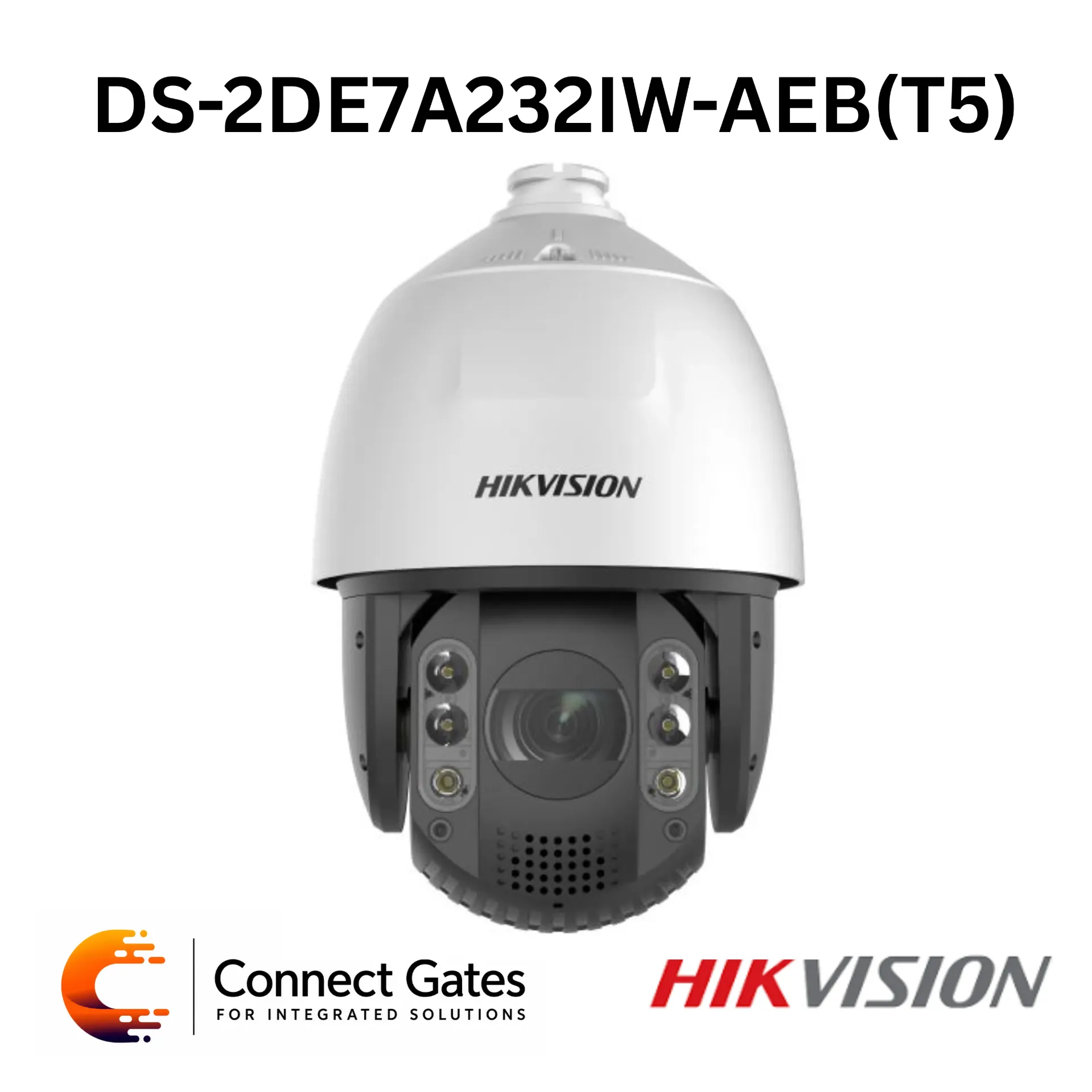 [DS-2DE7A232IW-AEB(T5)] Hikvision DS-2DE7A232IW-AEB(T5) – 2MP 32× AcuSense IR Network Speed Dome with Audio Visual Alarm, Face Capture & Hi-PoE