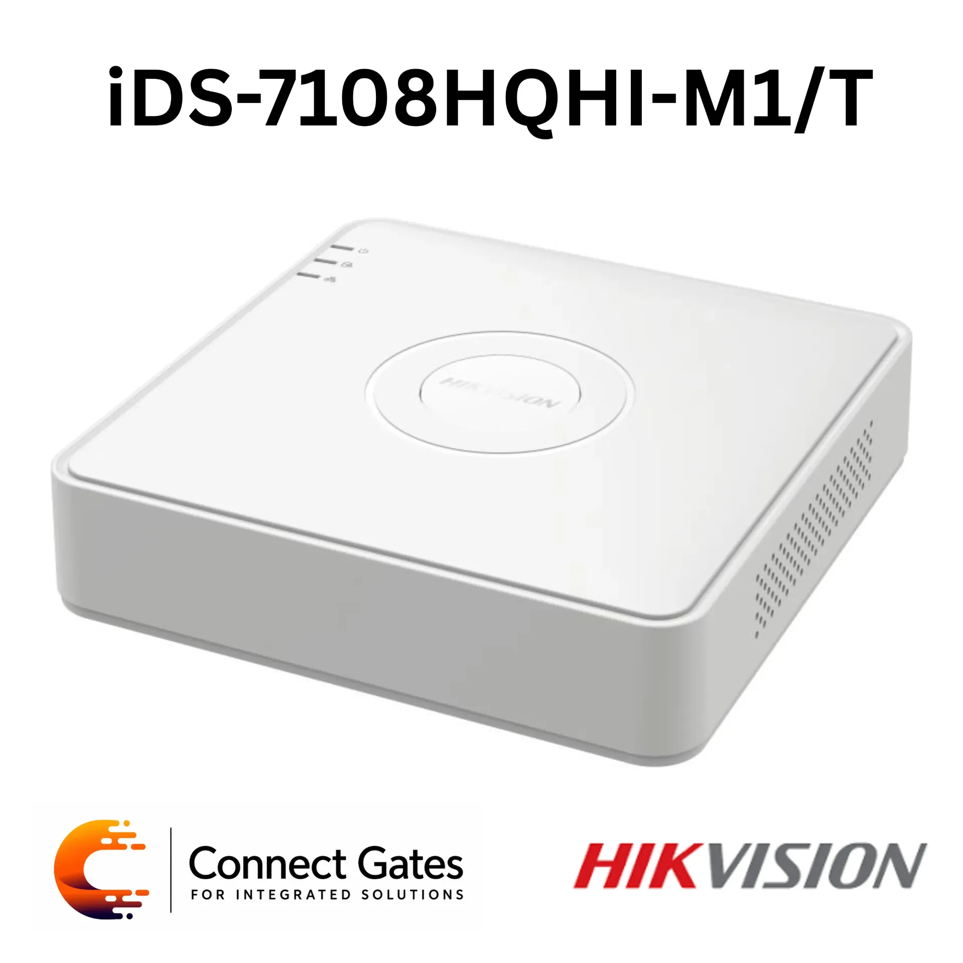 Hikvision iDS-7108HQHI-M1/T – 8-Channel AcuSense DVR with 1080p Recording, Motion Detection 2.0, Perimeter Protection & 1 SATA HDD Bay