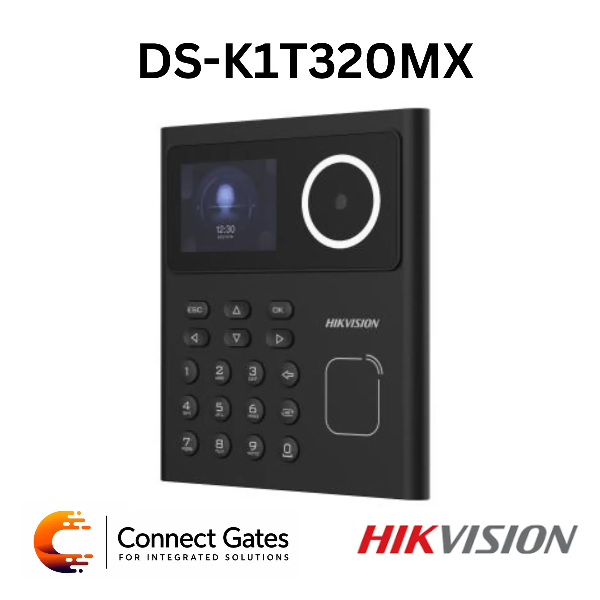 [DS-K1T320MX] Hikvision DS-K1T320MX – Face Recognition Terminal with 2.4" LCD Screen, 2MP Lens, Face/Card/PIN Authentication, Mifare Card Support & Built-in Access Controller