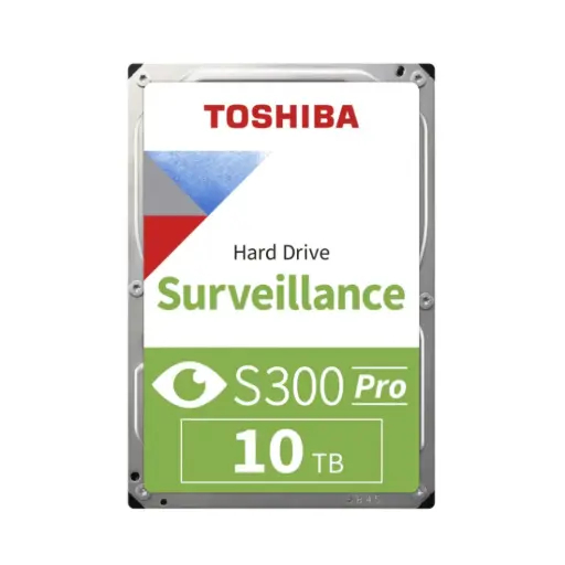 [10TB TOSHIBA] Toshiba S300 4TB Internal Surveillance Hard Drive – 3.5”, SATA 6Gb/s, 5400RPM, Up to 256MB Cache, 24/7 Operation, Up to 64 Cameras, 180TB/Year Workload.