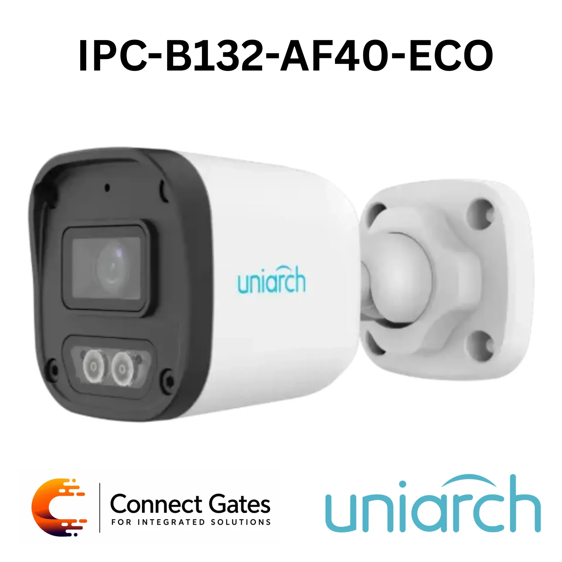 [IPC-B132-AF40-E] Uniarch IPC-B132-AF40-ECO – 2MP Mini Fixed Bullet Network Camera