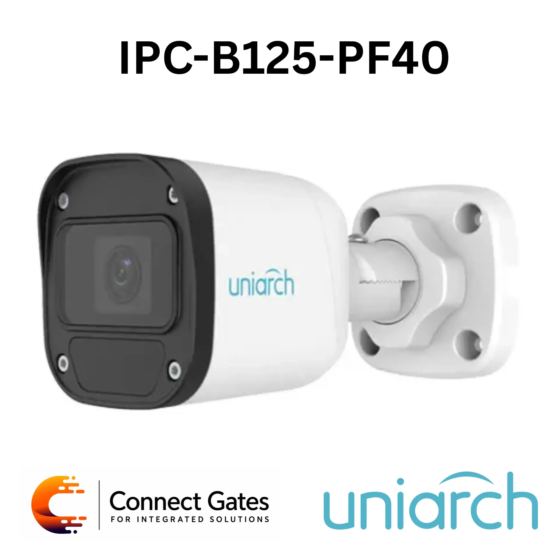 [IPC-B125-PF40] Uniarch IPC-B125-PF40 – 5MP Mini Fixed Bullet Network Camera