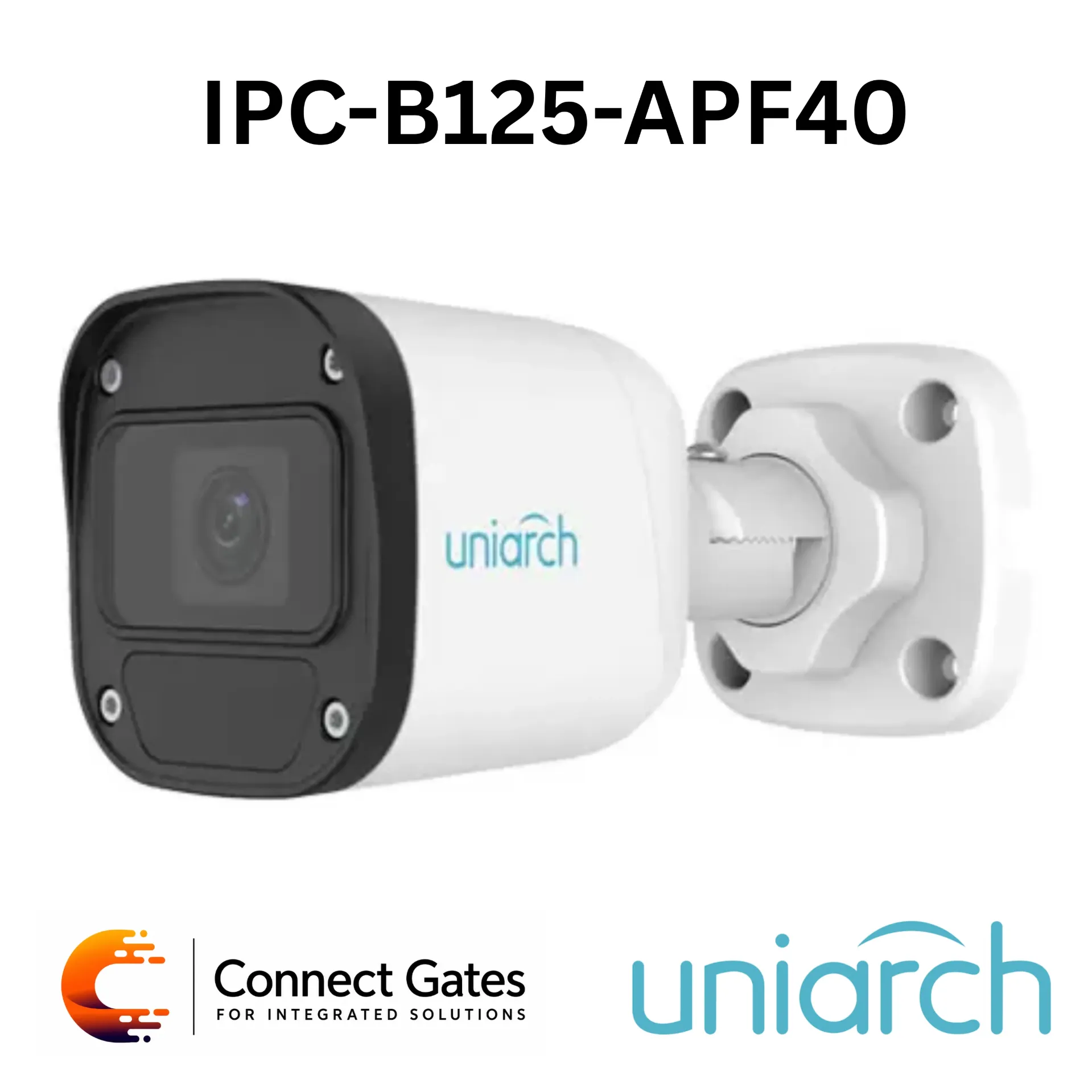 [IPC-B125-APF40] Uniarch IPC-B125-APF40 – 5MP Mini Fixed Bullet Network Camera