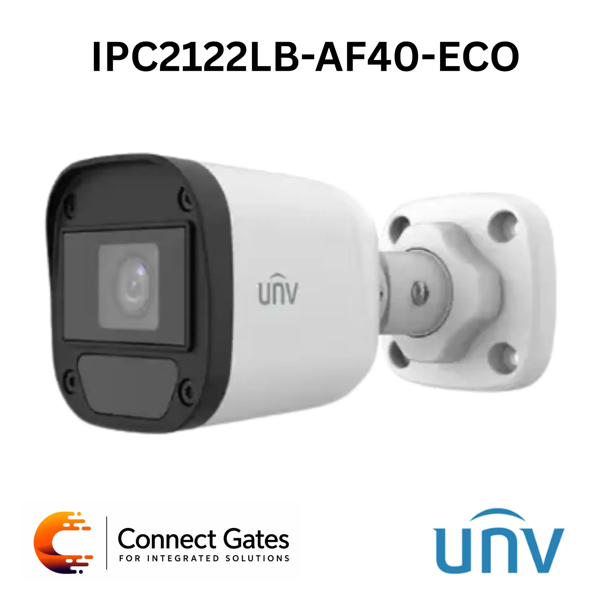 [IPC2122LB-AF40-ECO] Uniview IPC2122LB-AF40-ECO – 2MP Mini Fixed IR Bullet Network Camera