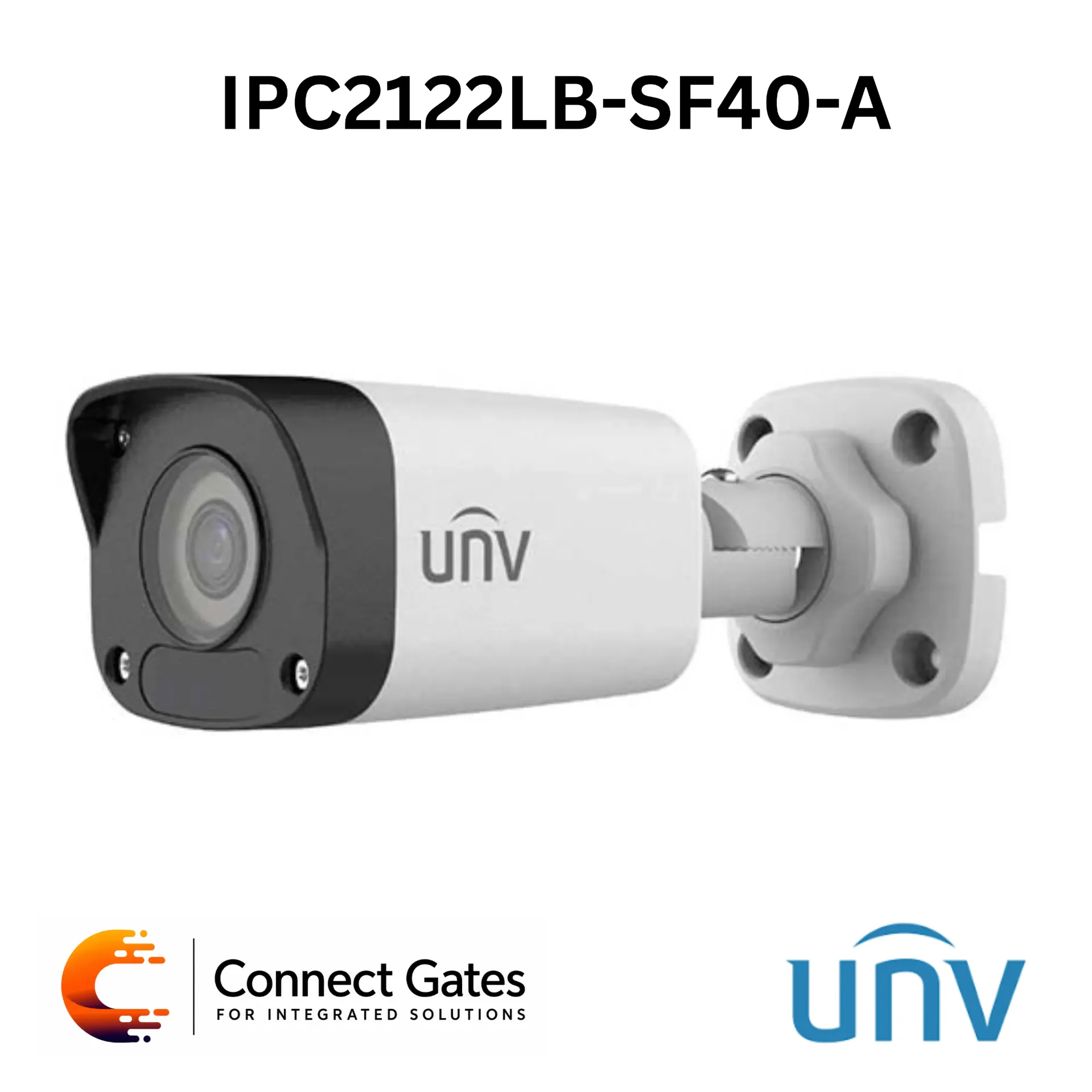 [IPC2122LB-SF40-A] Uniview IPC2122LB-SF40-A – 2MP Mini Fixed Bullet Network Camera