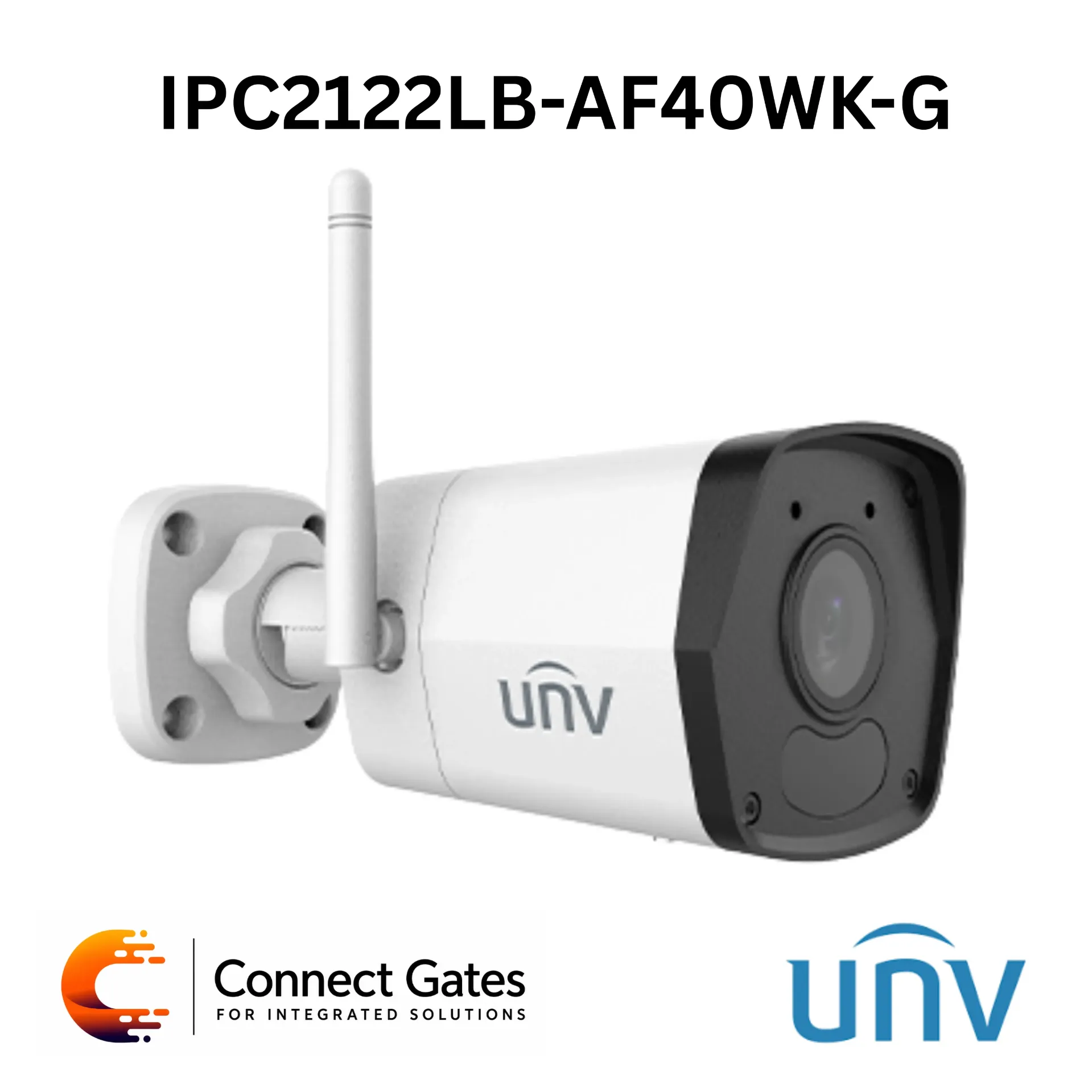 [IPC2122LB-AF40WK-G] Uniview IPC2122LB-AF40WK-G – 2MP HD WiFi Bullet Network Camera