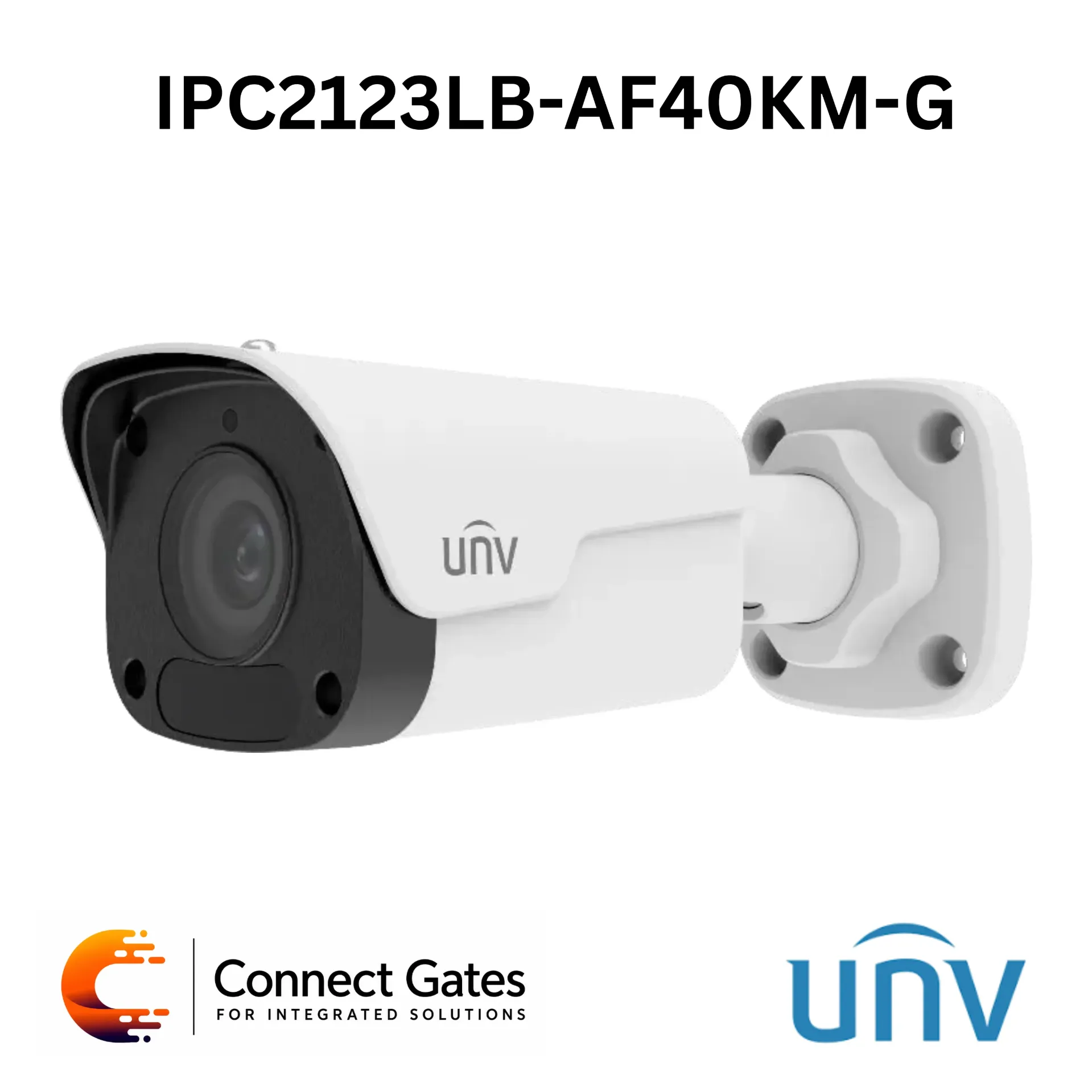 [IPC2123LB-AF40KM-G] Uniview IPC2123LB-AF40KM-G – 3MP HD Fixed IR Bullet Network Camera