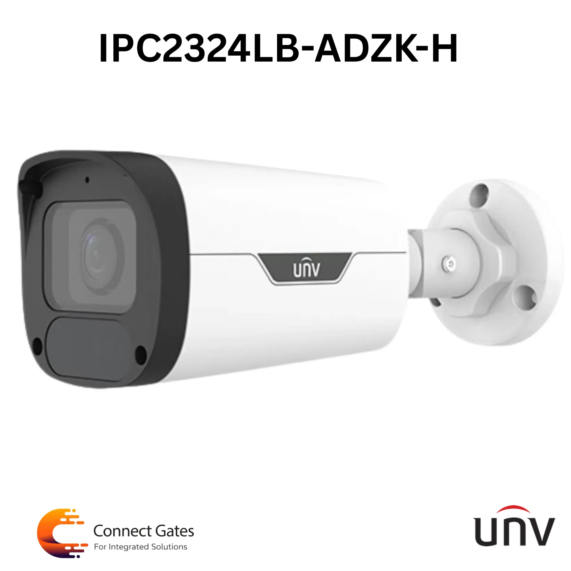 [IPC2324LB-ADZK-G] UNV IPC2324LB-ADZK-H – 4MP IP Bullet Camera, Motorized Lens, WDR, Built-in Mic, IP67