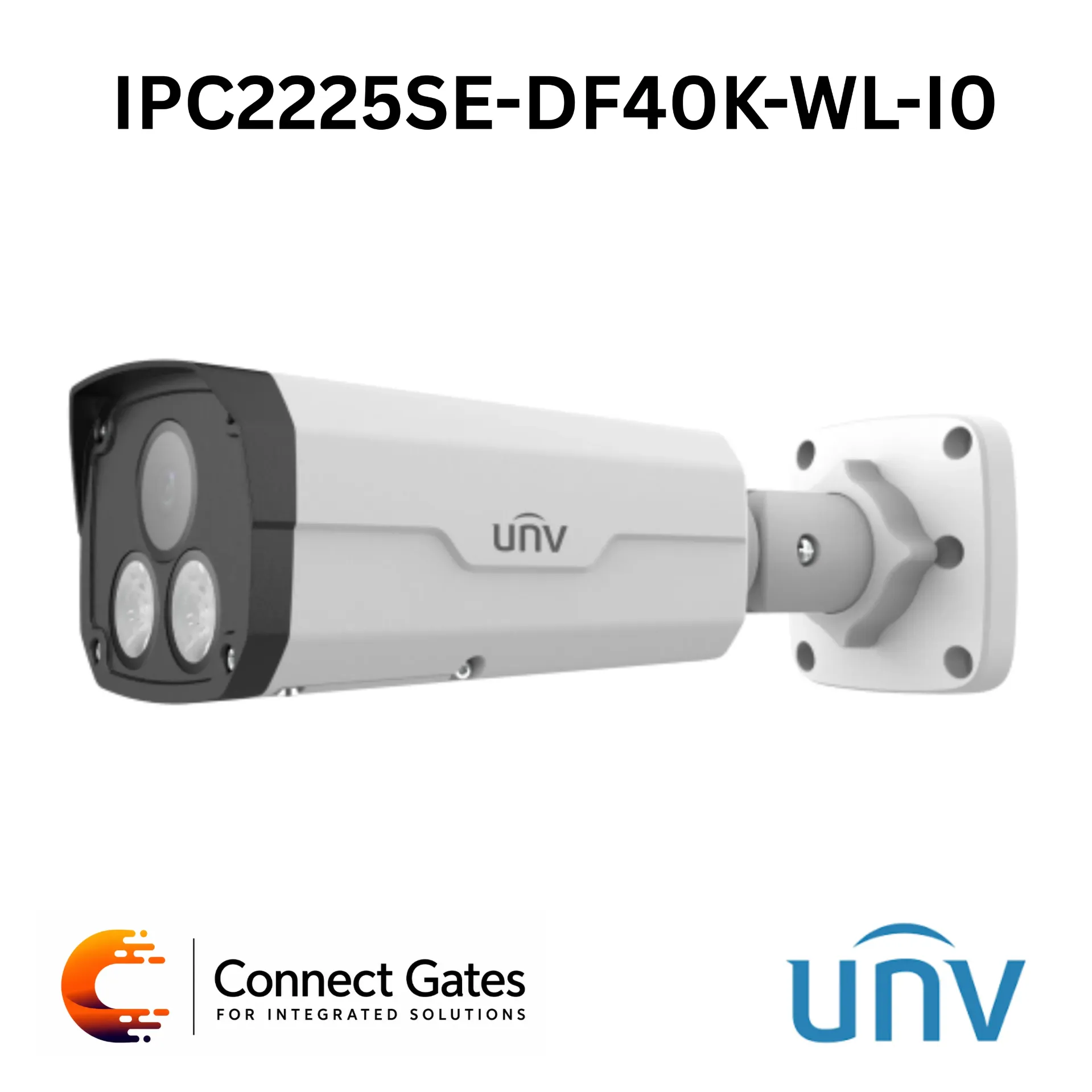 [IPC2225SE-DF40K-WL-I0] Uniview IPC2225SE-DF40K-WL-I0 – 5MP HD Intelligent ColorHunter Fixed Bullet Network Camera