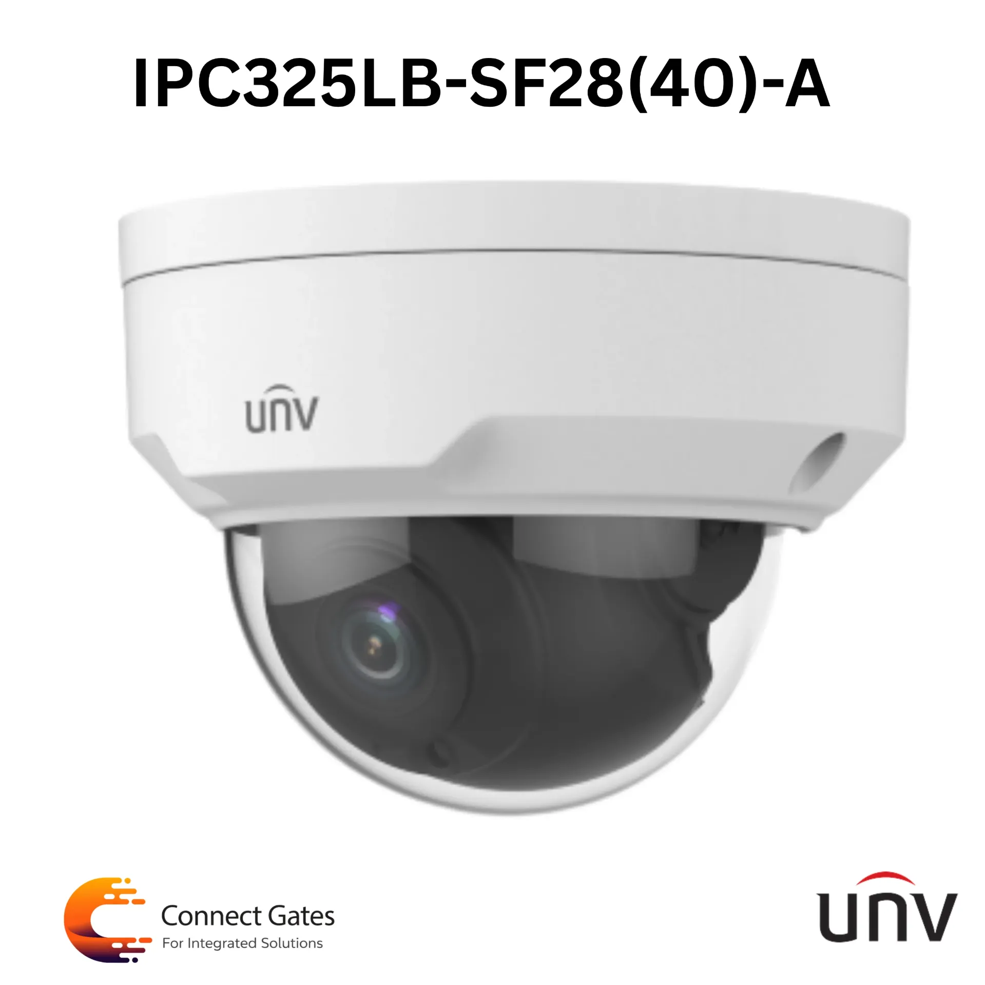 [IPC325LB-SF28-A] UNV IPC325LB-SF28(40)-A – 5MP IP Dome Camera, IR 30m, IP67, IK10