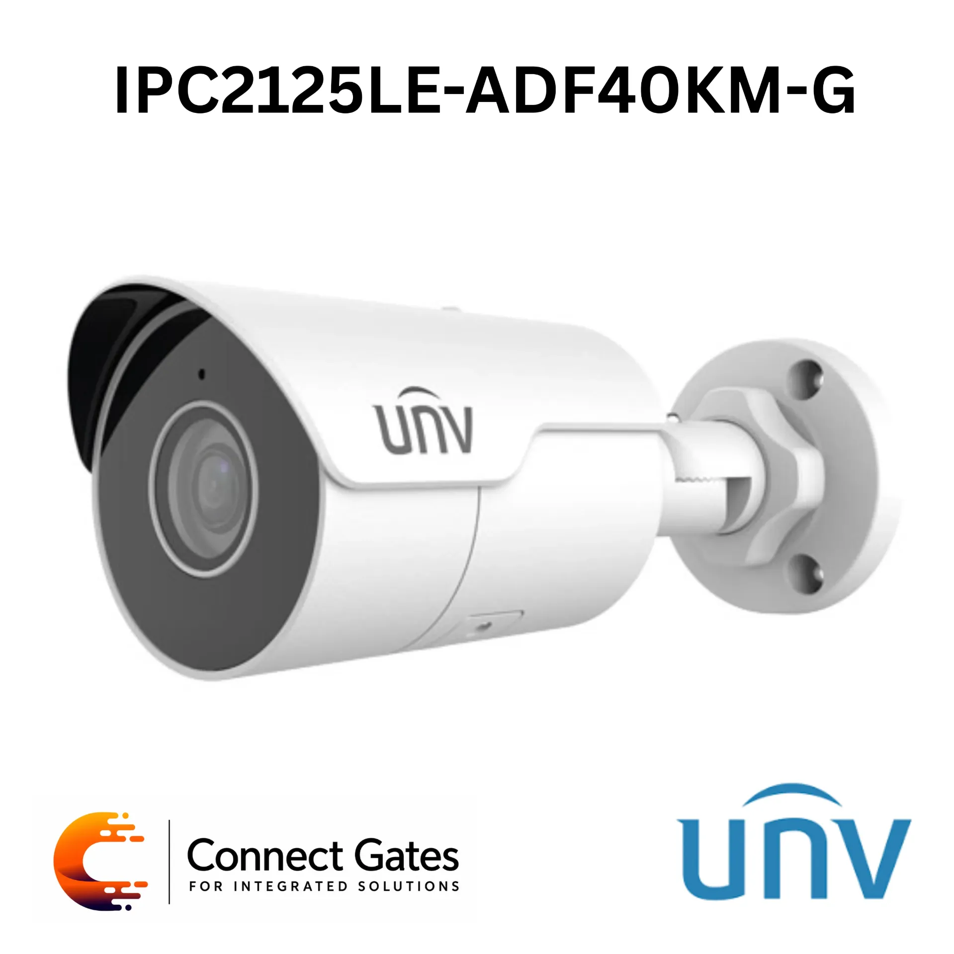 [IPC2125LE-ADF40KM-G1] Uniview IPC2125LE-ADF40KM-G – 5MP HD Mini IR Fixed Bullet Network Camera