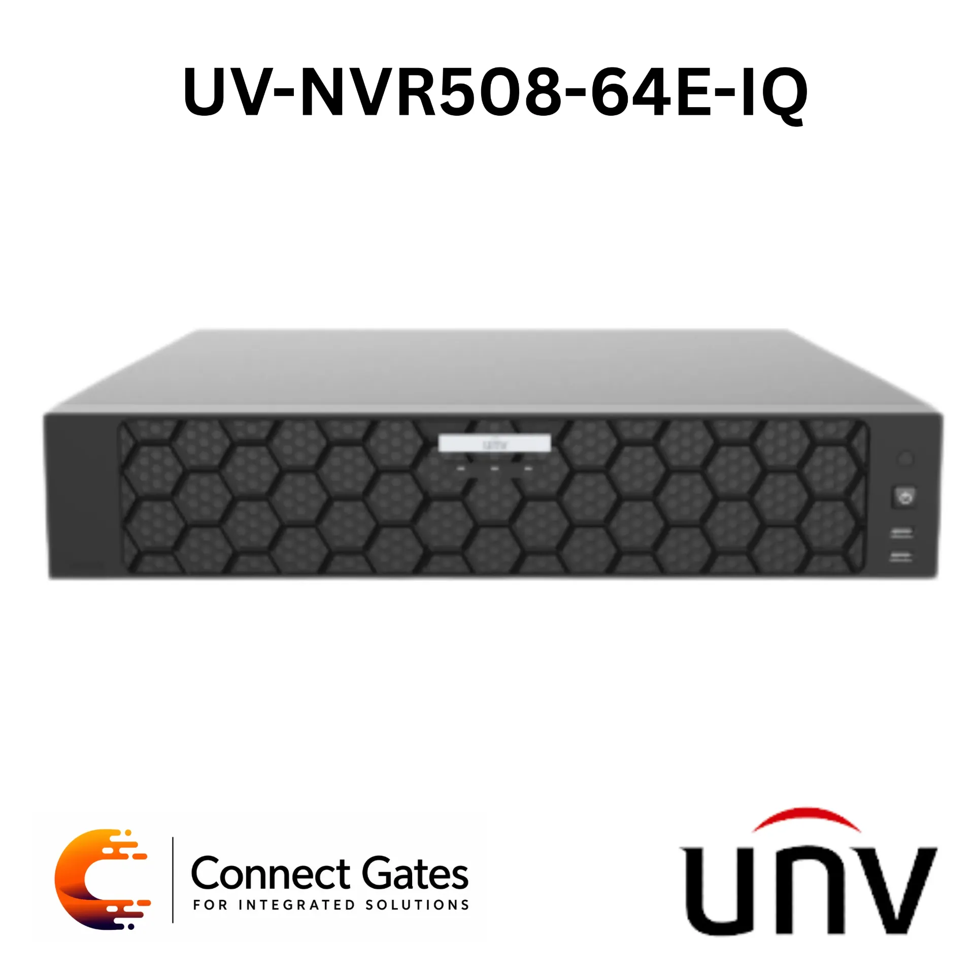 [NVR508-64E-IQ] Uniview UV-NVR508-64E-IQ – 64CH Professional Intelligent NVR