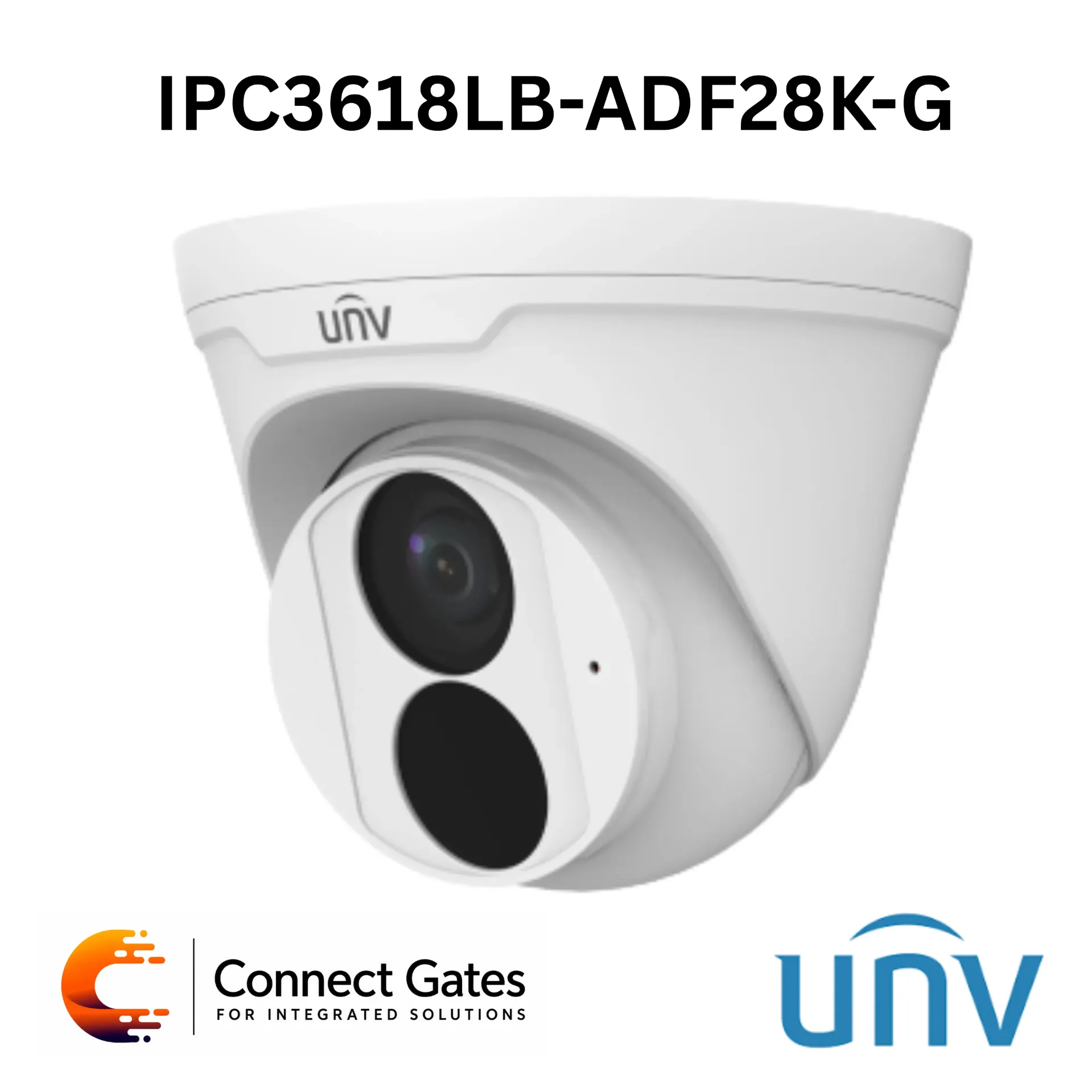 [IPC3618LB-ADF28K-G] Uniview IPC3618LB-ADF28K-G – 8MP Fixed Eyeball Network Camera with Built-in Mic