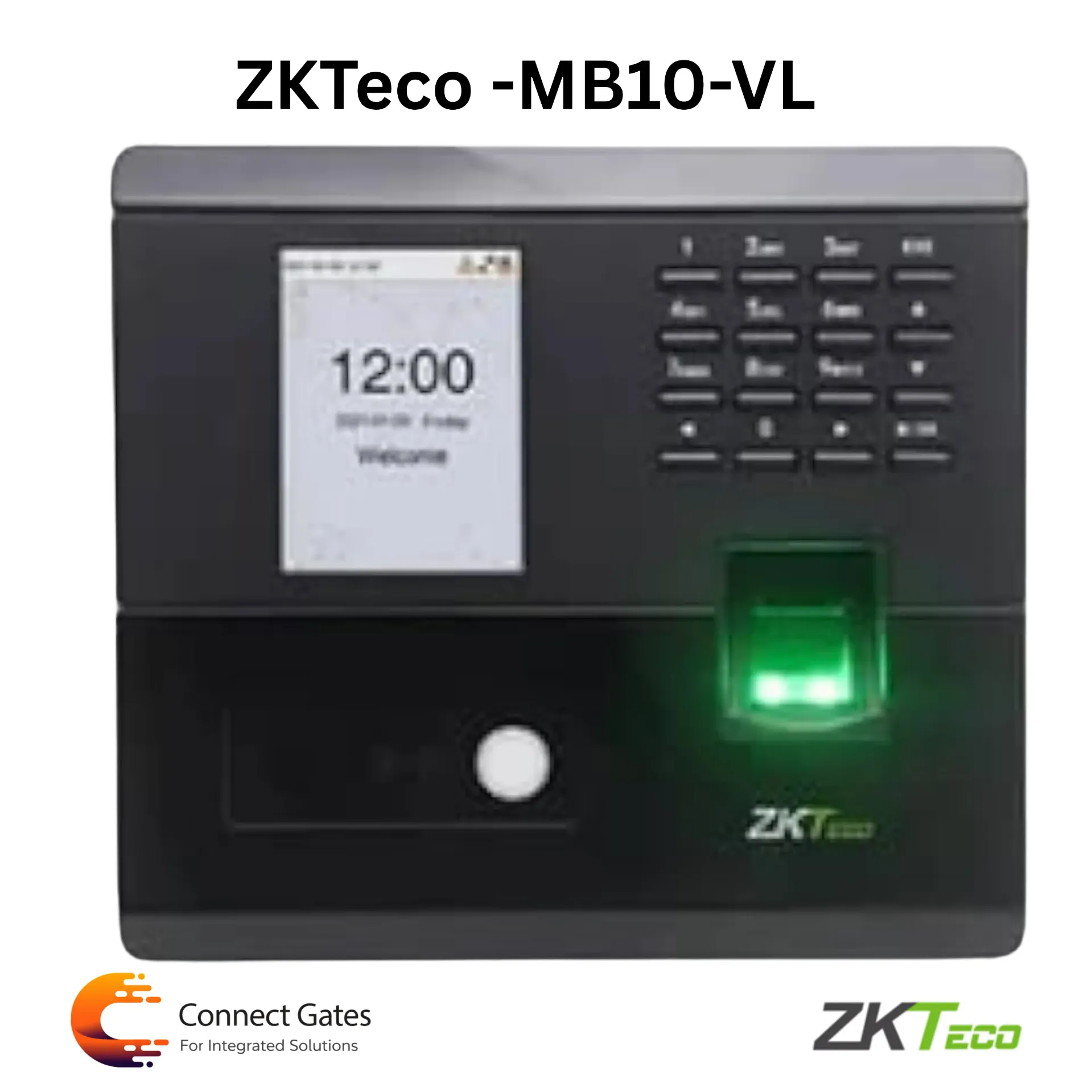 ZKTeco MB10-VL – Face & Fingerprint Time Attendance & Access Control Device (Visible Light)
