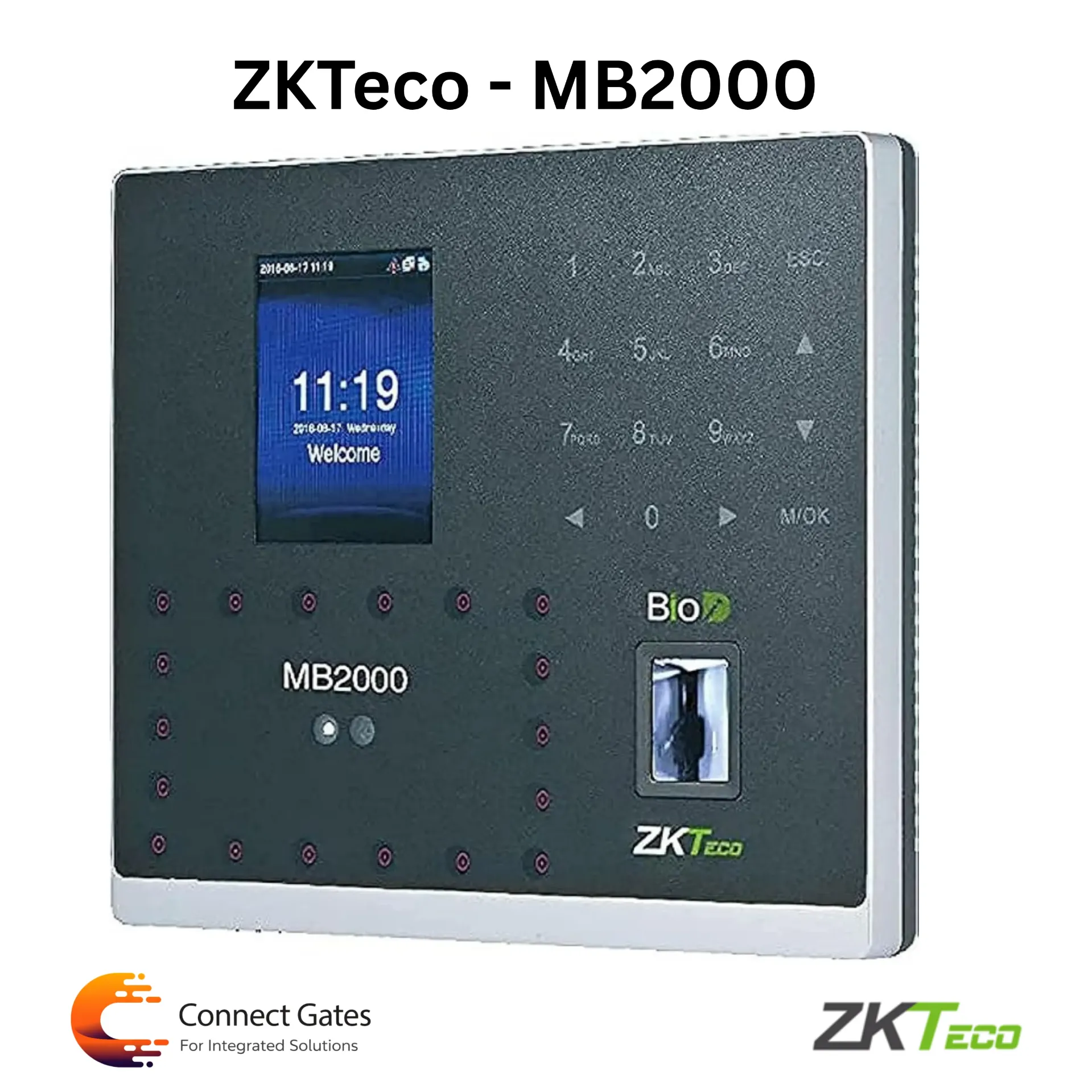 [MB2000] ZKTeco MB2000 – Face & Fingerprint Time Attendance & Access Control Device with RFID