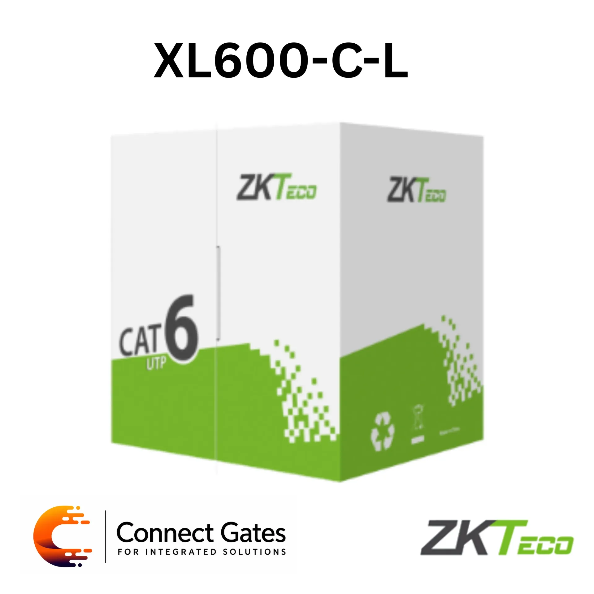 [XL600-C-L] ZKTeco XL600-C-L – CAT6 UTP Network Cable, 305m, 24AWG, Indoor PVC, 250MHz Performance
