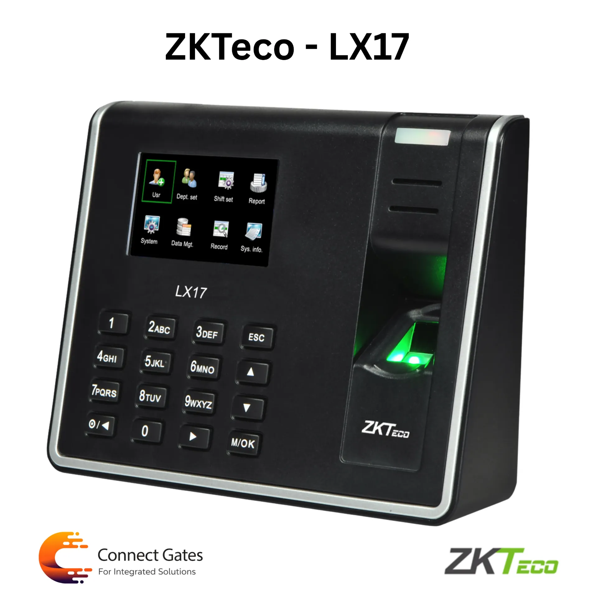 [LX17] ZKTeco LX17 – Fingerprint Time Attendance Device