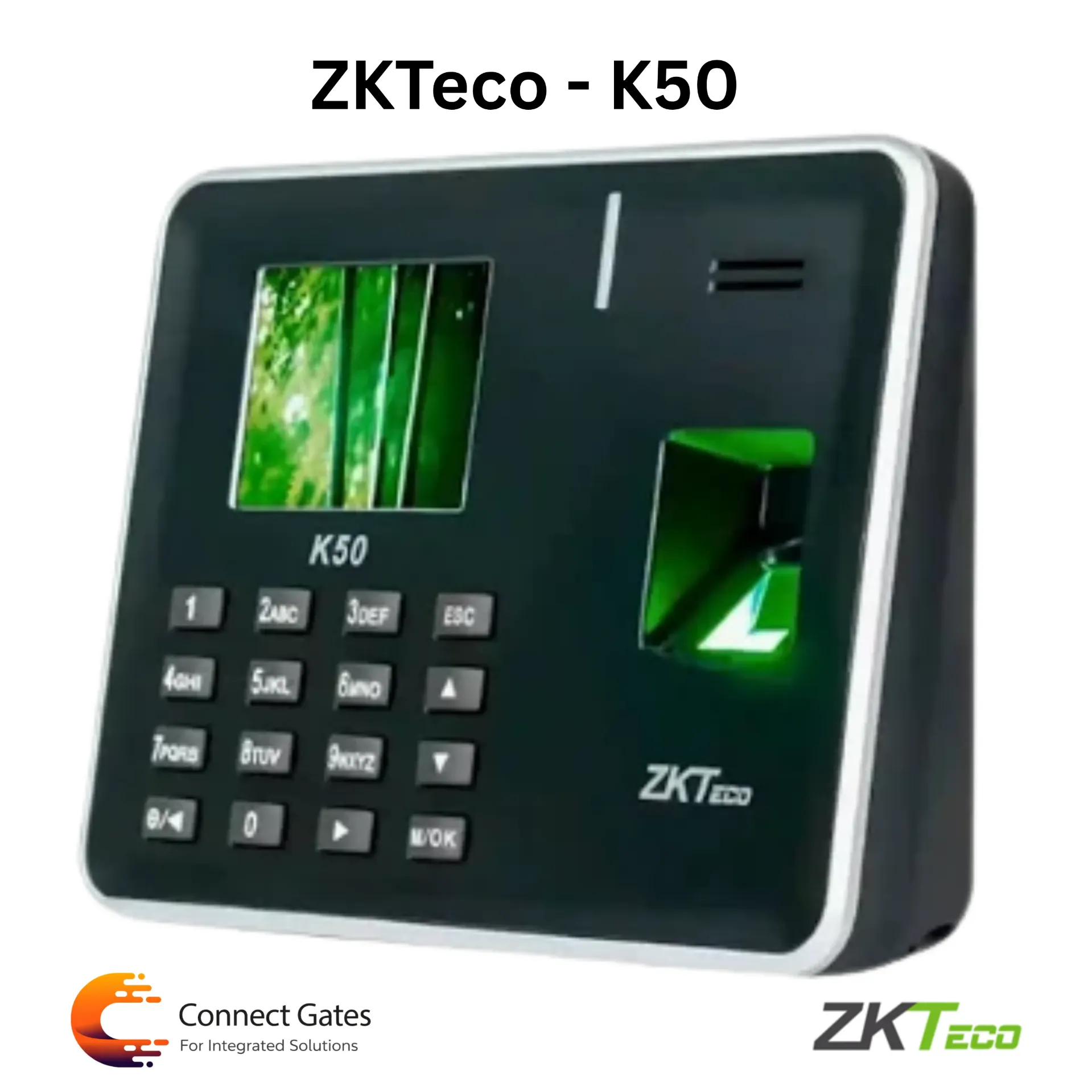 [k50] ZKTeco K50 – Fingerprint Time Attendance & Simple Access Control Terminal