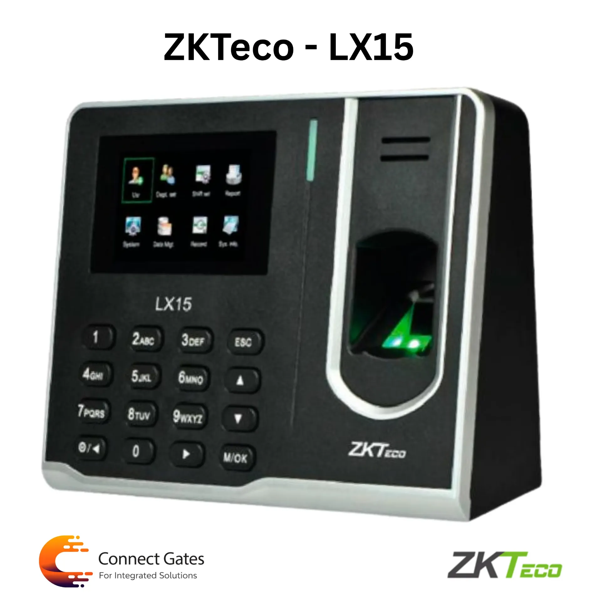[LX15] ZKTeco LX15 – Fingerprint Time Attendance Device