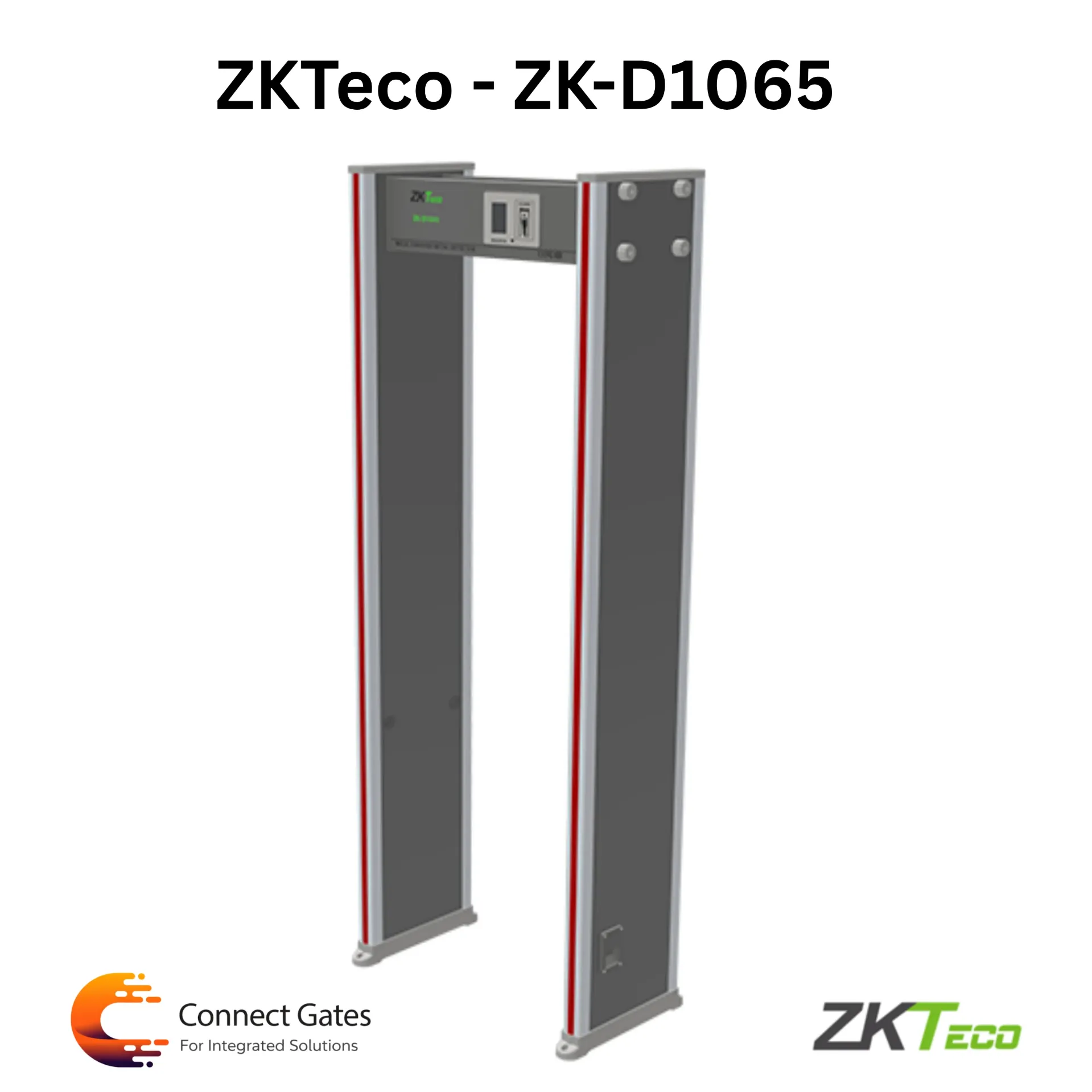 [ZK-D1065] ZKTeco ZK-D1065 – 6 Zone Walk Through Metal Detector